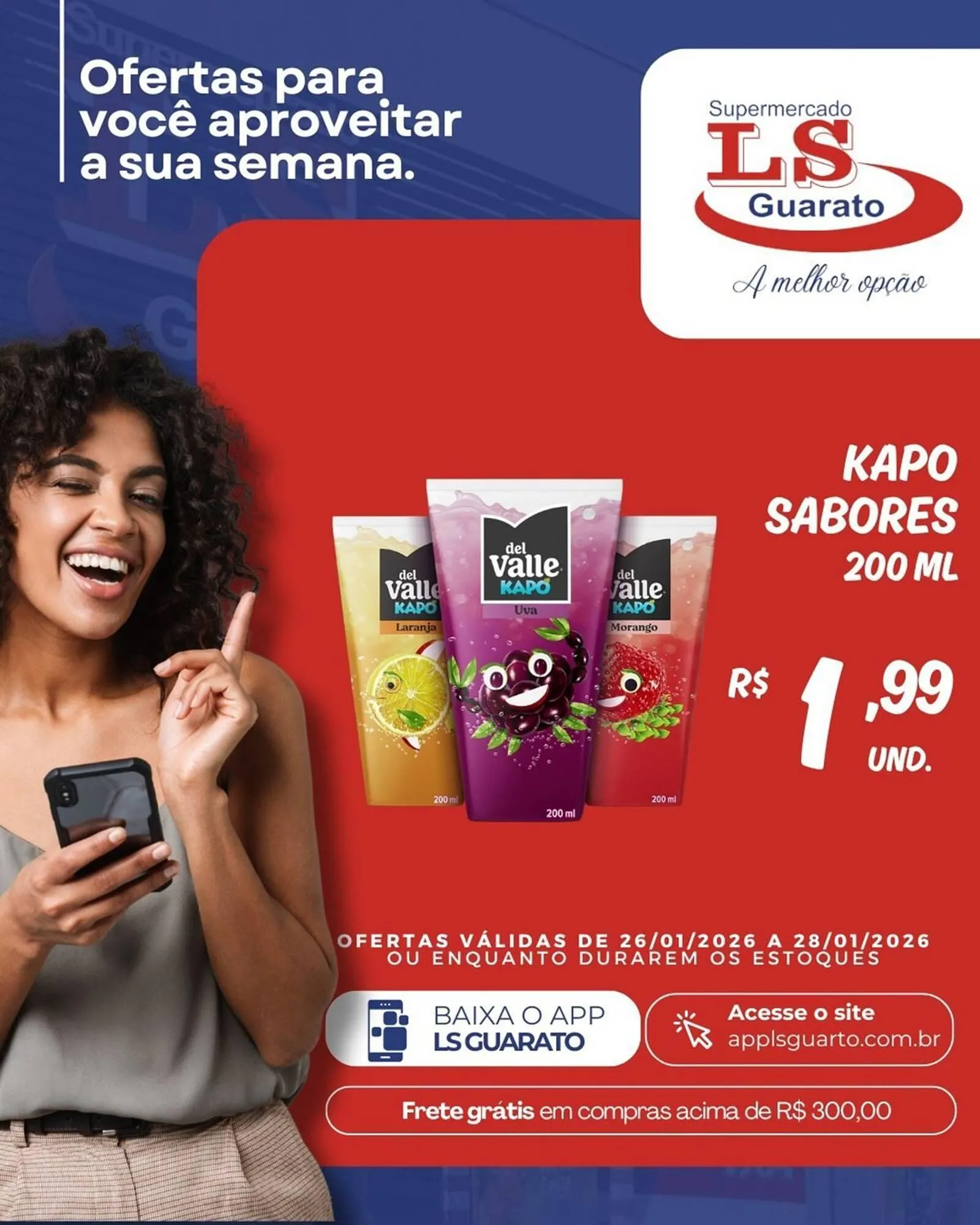 Encarte de Catálogo Supermercado LS Guarato 26 de janeiro até 28 de janeiro 2026 - Pagina 8