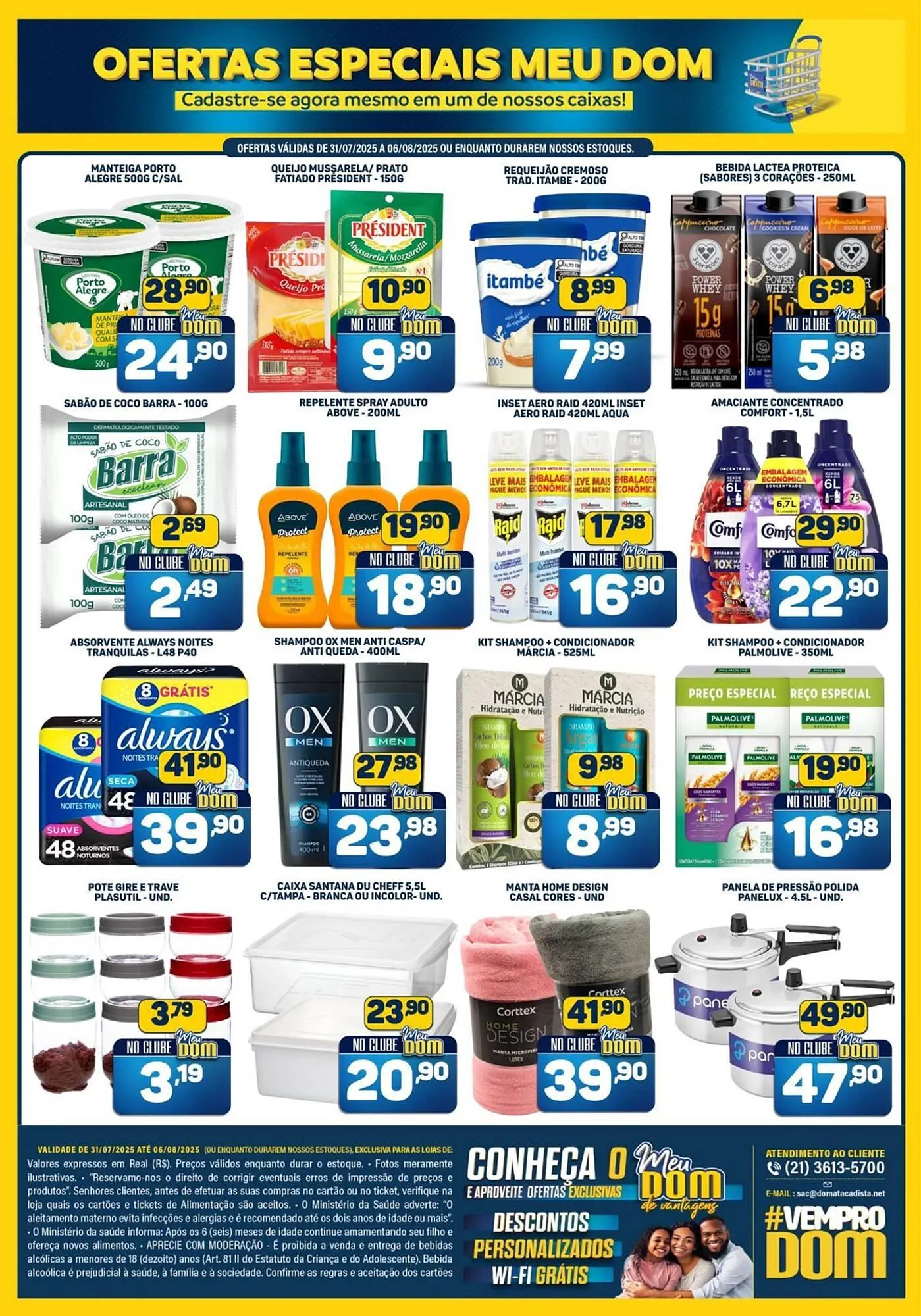 Encarte de Catálogo Dom Atacadista 31 de julho até 6 de agosto 2025 - Pagina 3