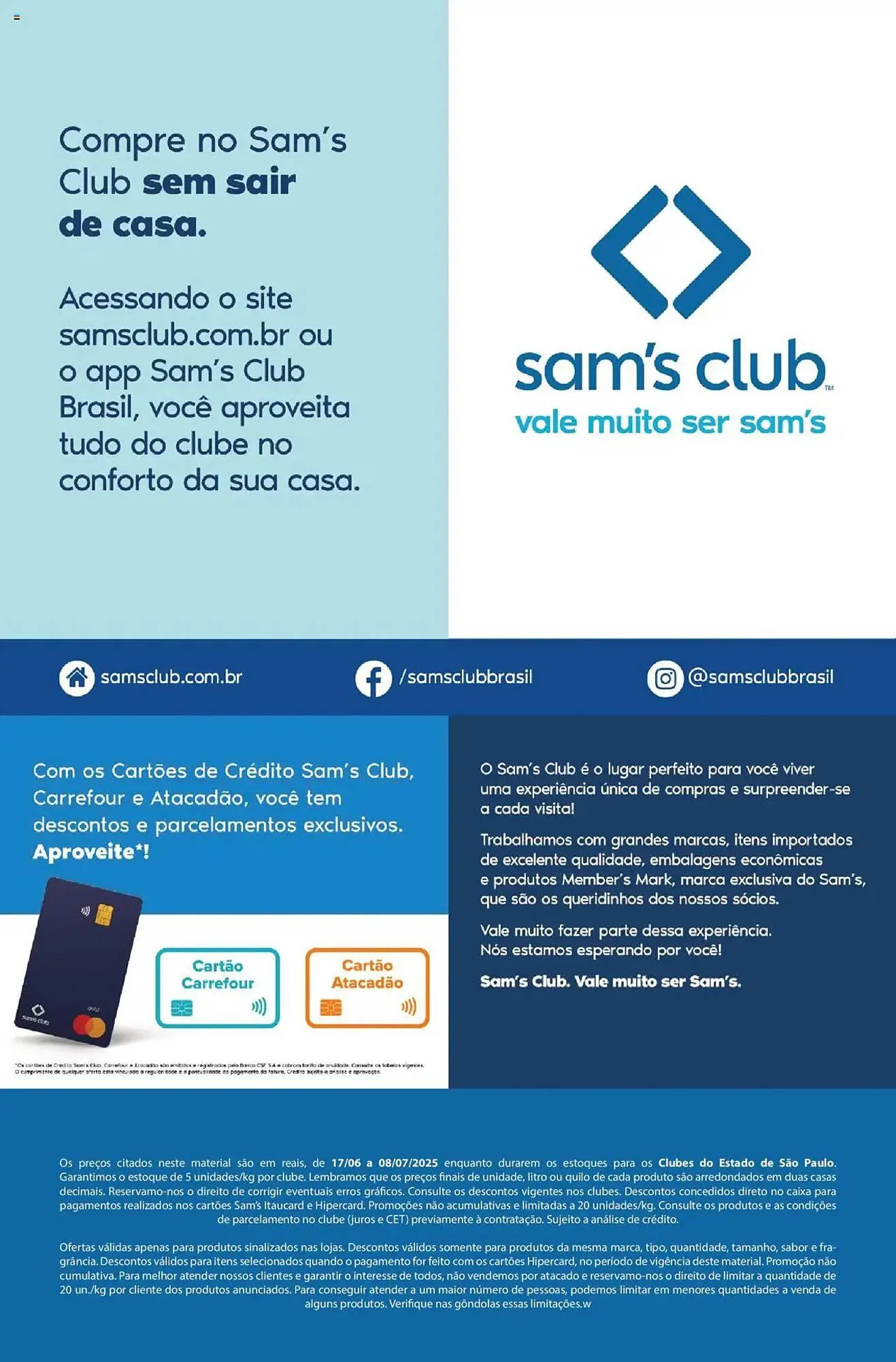 Encarte de Catálogo Sam's Club 17 de junho até 8 de julho 2025 - Pagina 22