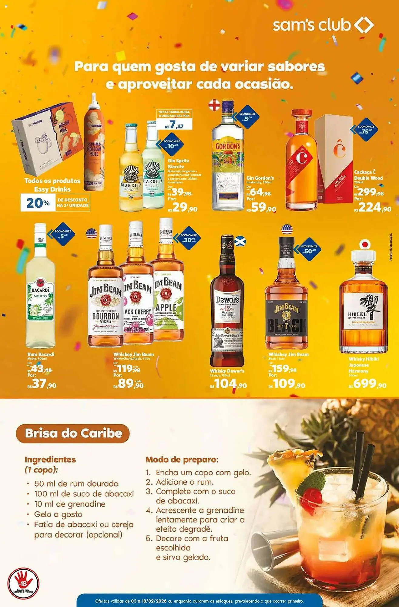 Encarte de Folheto Sam's Club 3 de fevereiro até 18 de fevereiro 2026 - Pagina 8