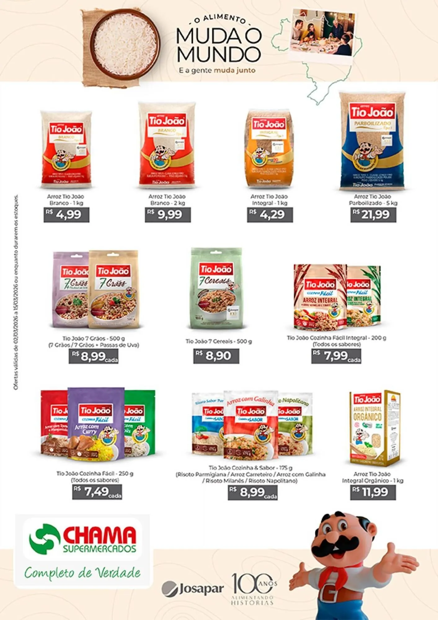 Encarte de Catálogo Chama Supermercados 2 de março até 15 de março 2026 - Pagina 1