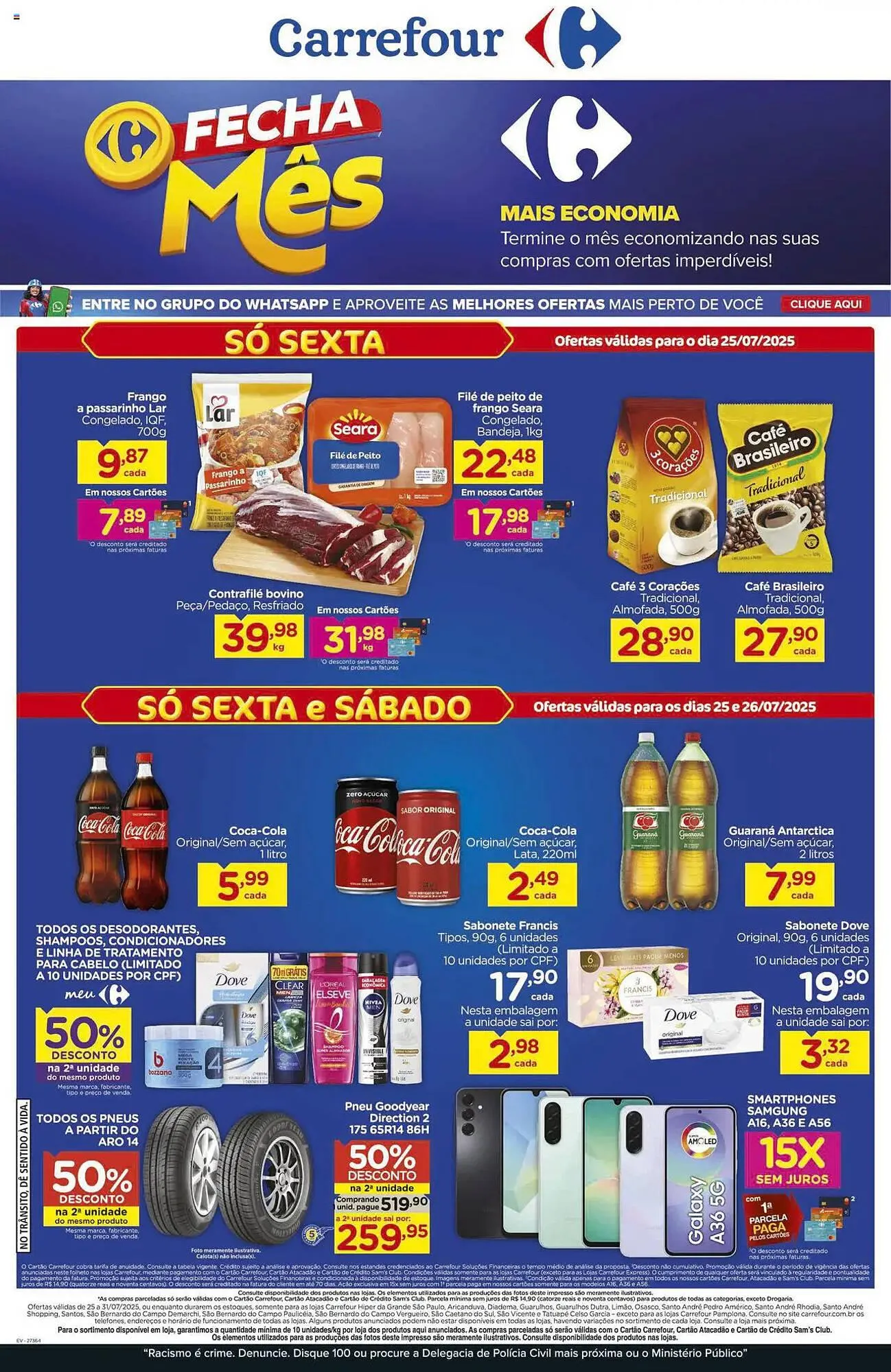 Encarte de Catálogo Carrefour 25 de julho até 31 de julho 2025 - Pagina 1
