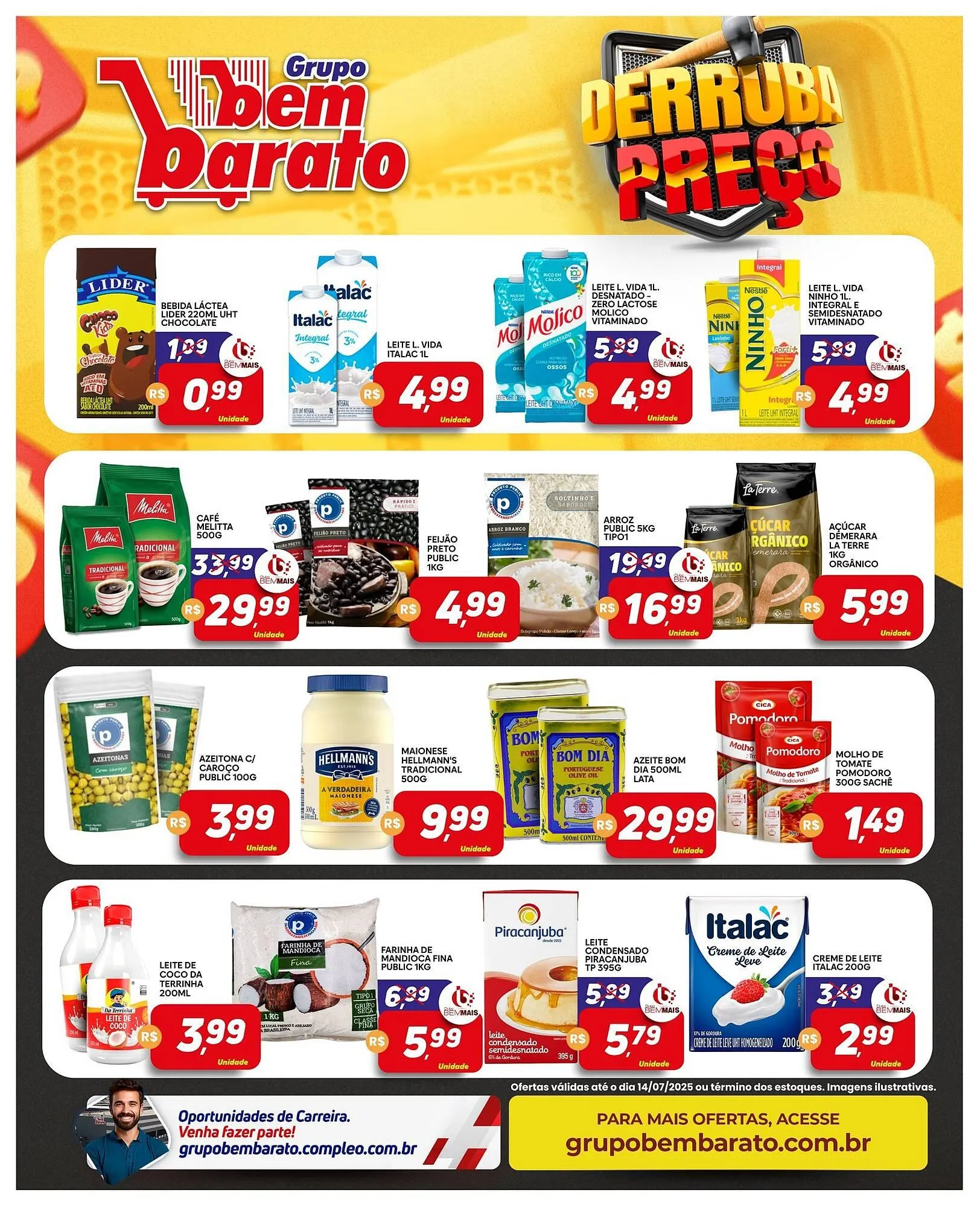 Encarte de Catálogo Supermercado Bem Barato 8 de julho até 15 de julho 2025 - Pagina 2