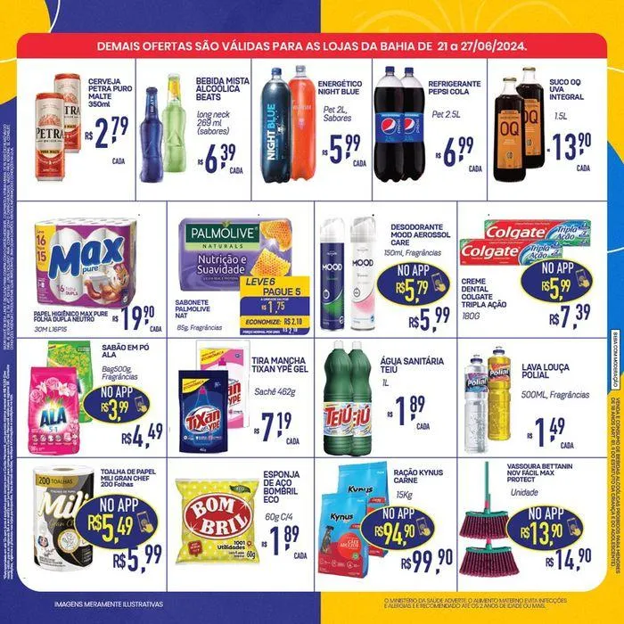 Encarte de Ofertas Mercantil Atacado 24 de junho até 27 de junho 2024 - Pagina 3