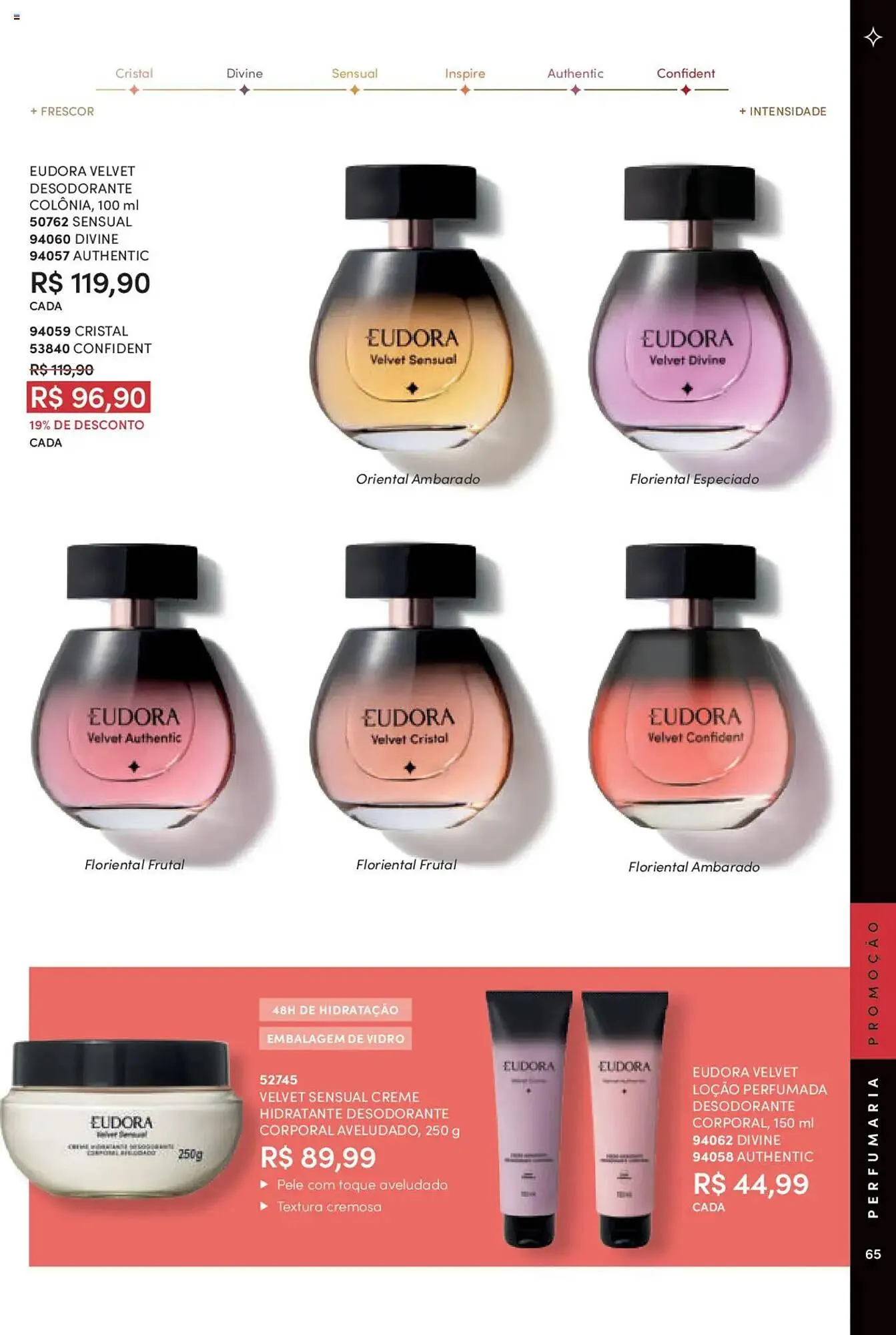Encarte de Catálogo Eudora 8 de setembro até 3 de outubro 2025 - Pagina 65