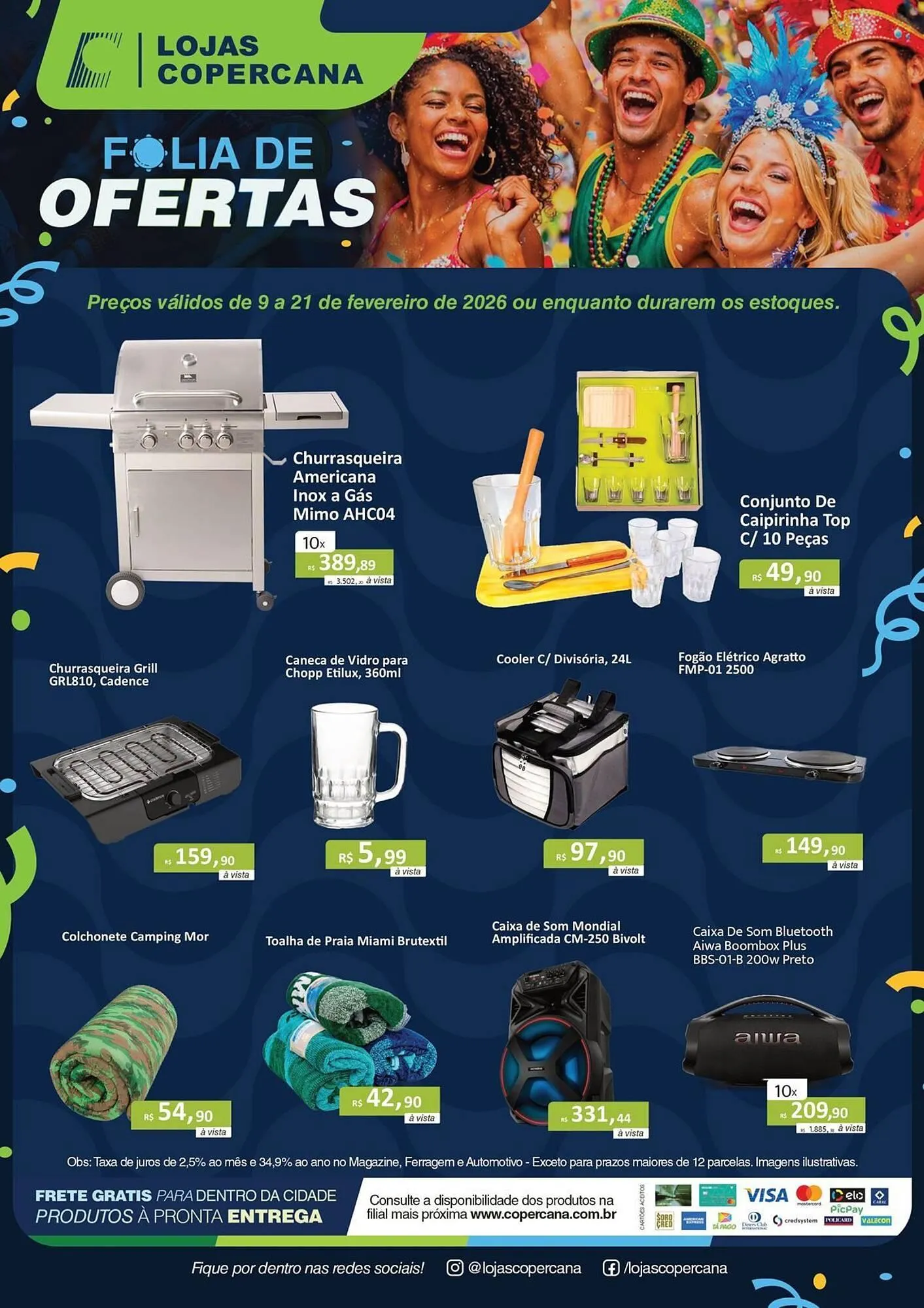 Encarte de Tabloide Copercana 10 de fevereiro até 21 de fevereiro 2026 - Pagina 1