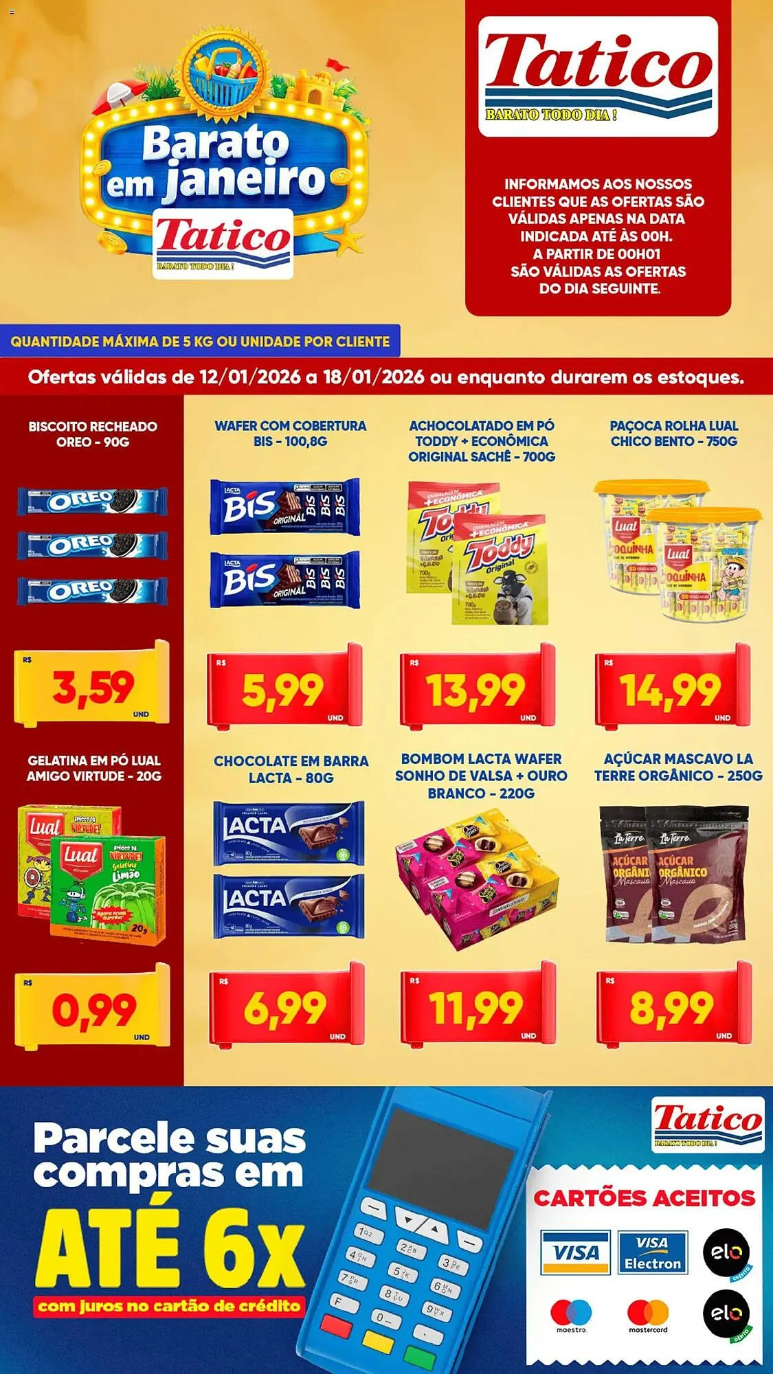 Encarte de Tabloide Tatico 12 de janeiro até 18 de janeiro 2026 - Pagina 4