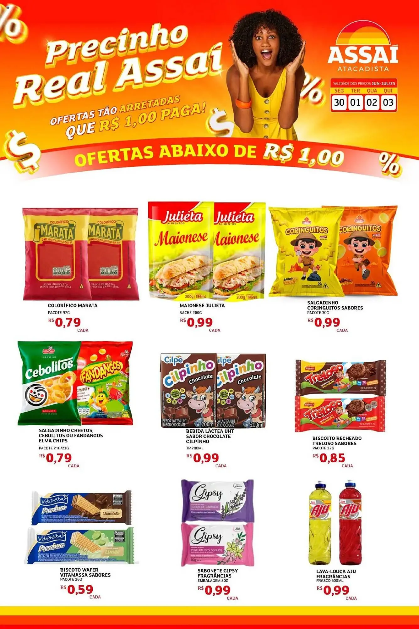 Encarte de Catálogo Assaí Atacadista 30 de junho até 3 de julho 2025 - Pagina 1