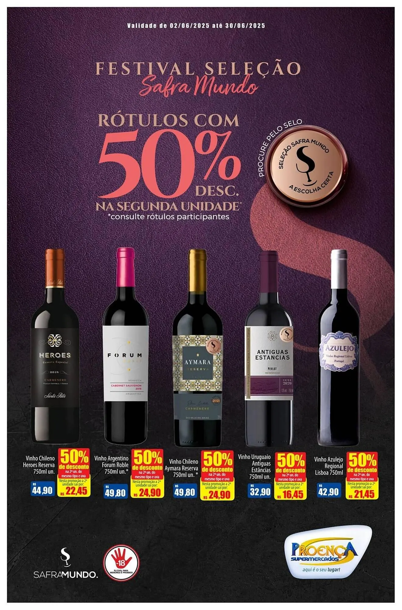 Encarte de Catálogo Proença Supermercados 2 de junho até 30 de junho 2025 - Pagina 1