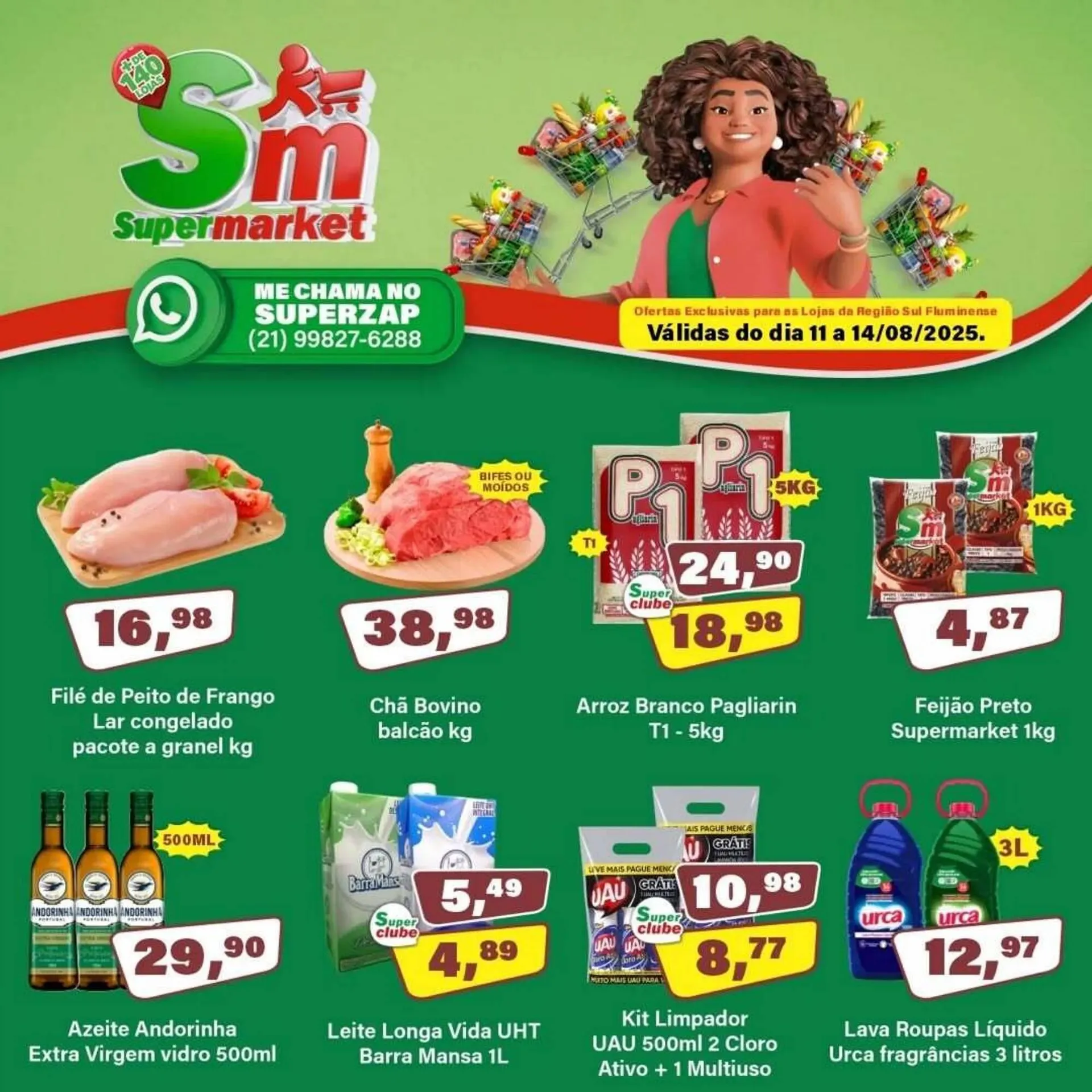 Encarte de Catálogo Floresta Supermercados 11 de agosto até 14 de agosto 2025 - Pagina 1