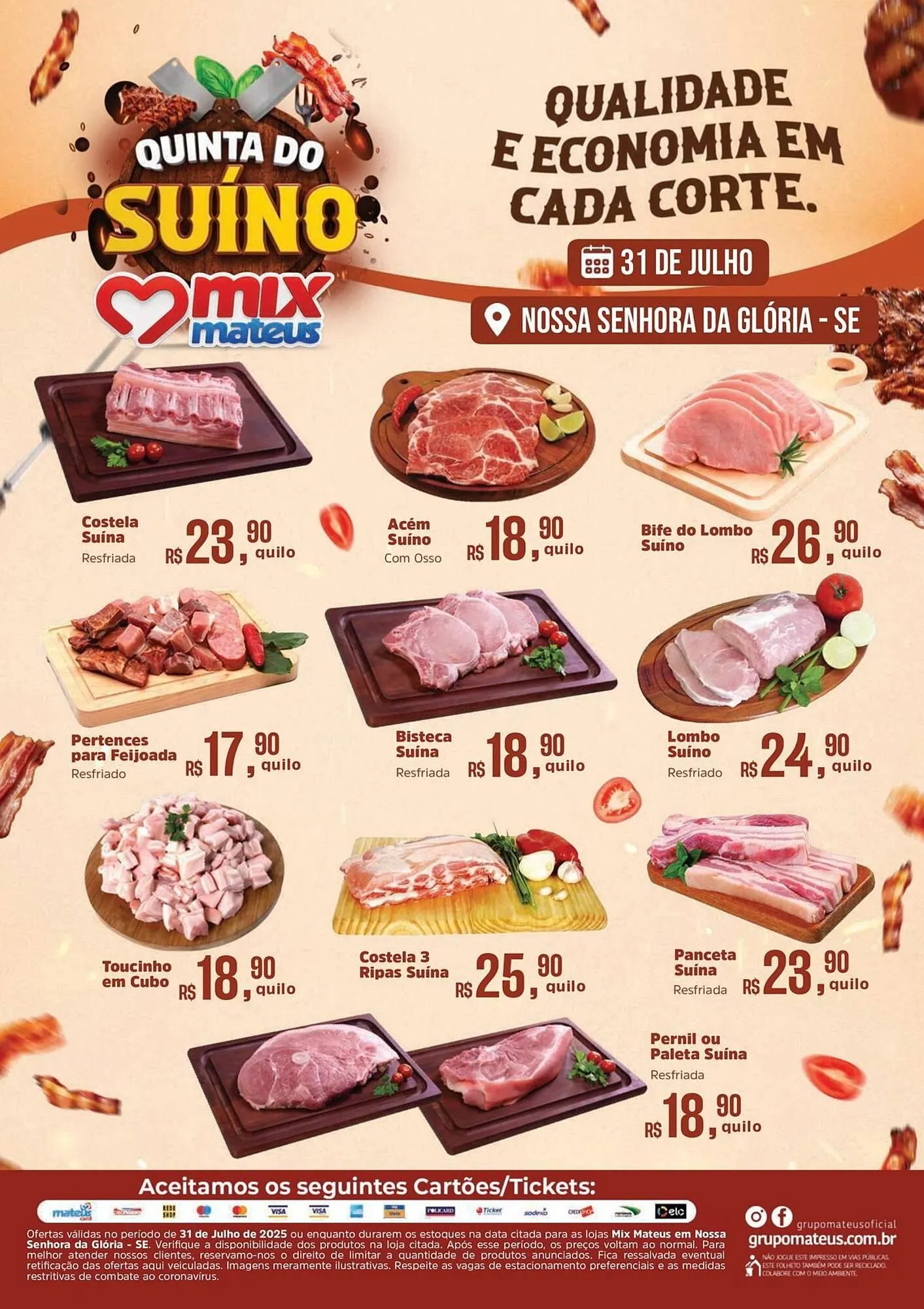 Encarte de Catálogo Supermercados Mateus 31 de julho até 31 de julho 2025 - Pagina 1