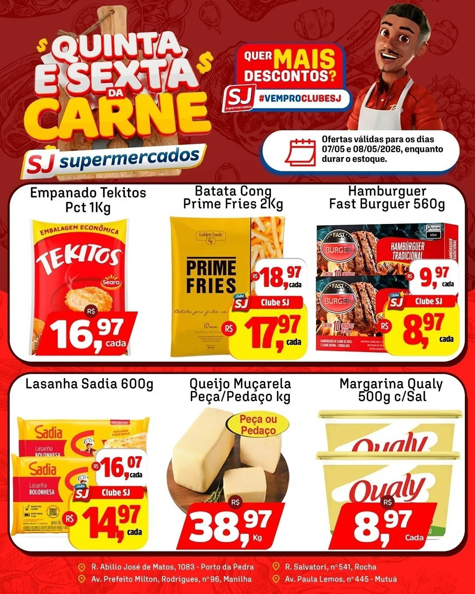 Encarte de Encarte Sj Supermercados 7 de maio até 8 de maio 2026 - Pagina 8