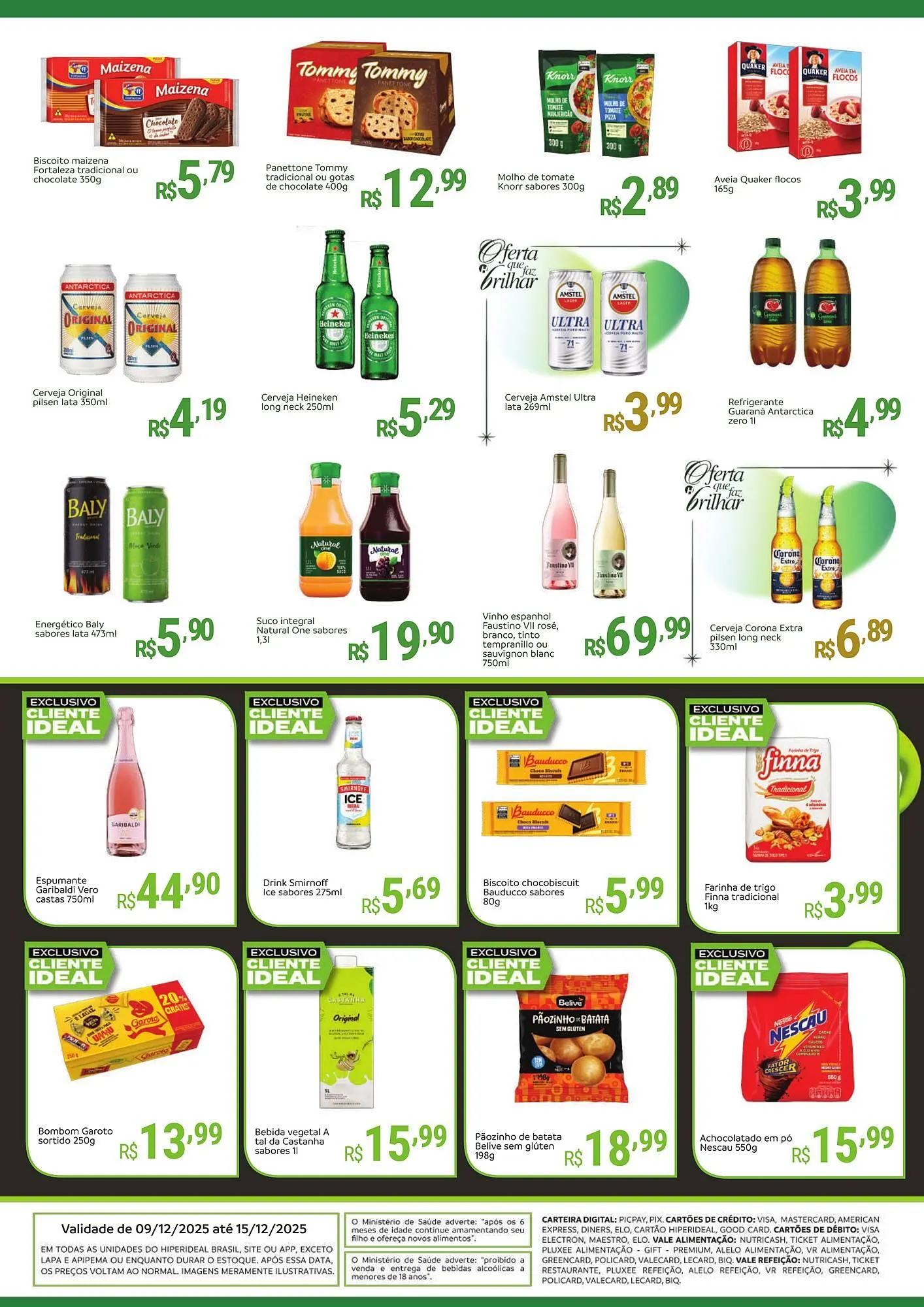 Encarte de Catálogo Hiperideal Supermercados 9 de dezembro até 15 de dezembro 2025 - Pagina 3