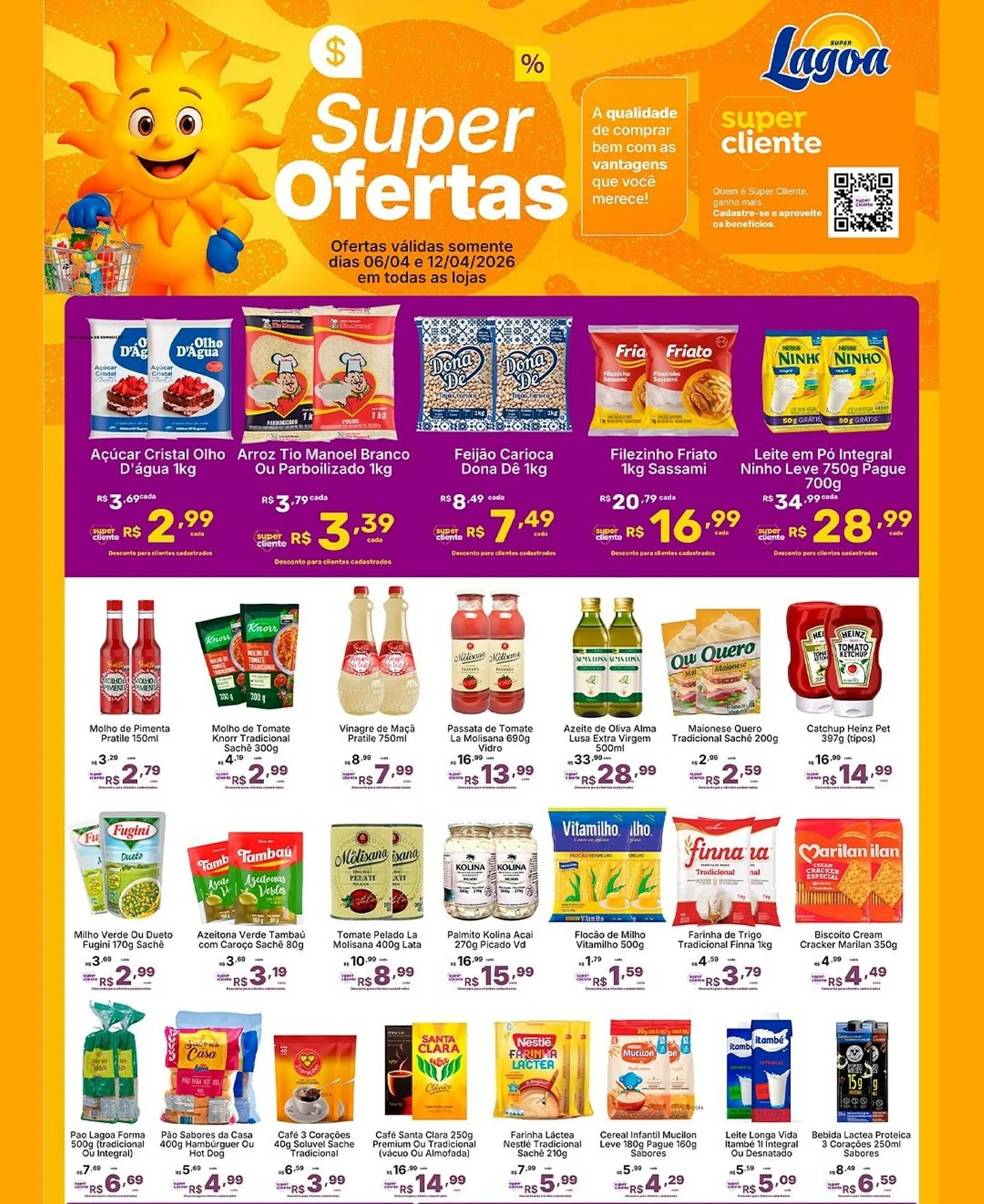 Encarte de Encarte Super Lagoa 6 de abril até 12 de abril 2026 - Pagina 1