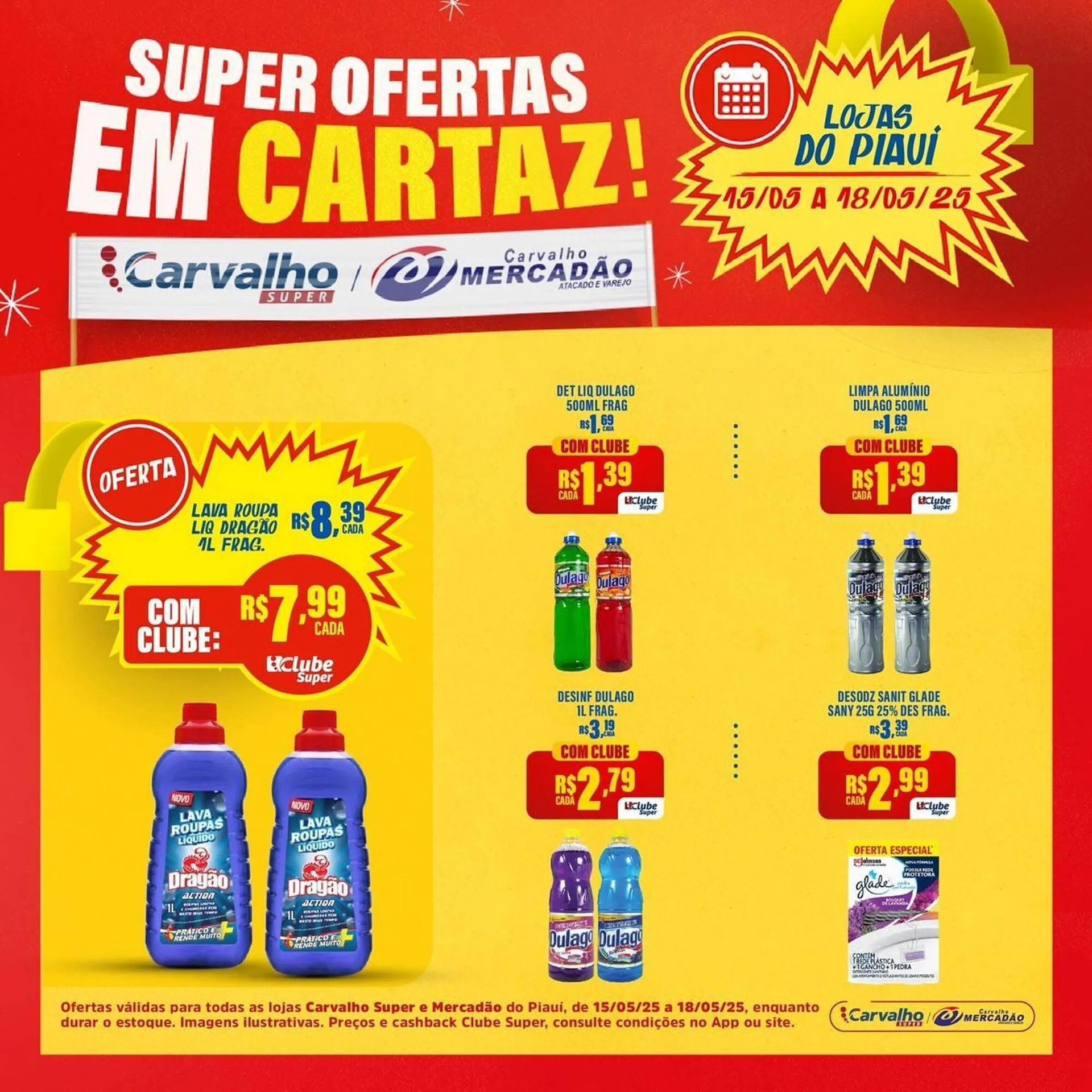 Encarte de Catálogo Carvalho Supermercado 15 de maio até 18 de maio 2025 - Pagina 4