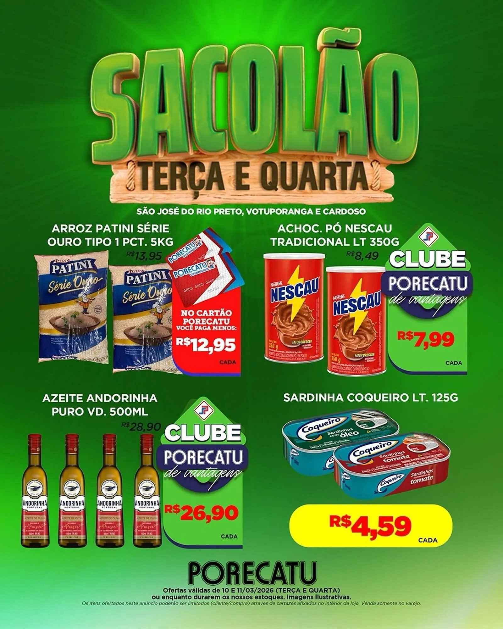 Encarte de Catálogo Supermercado Porecatu 10 de março até 11 de março 2026 - Pagina 2