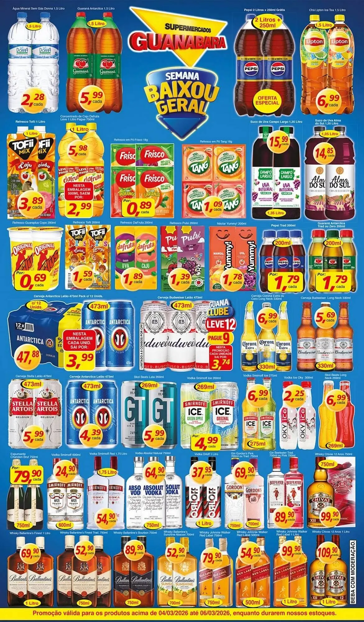 Encarte de Encarte Supermercados Guanabara 4 de março até 6 de março 2026 - Pagina 7