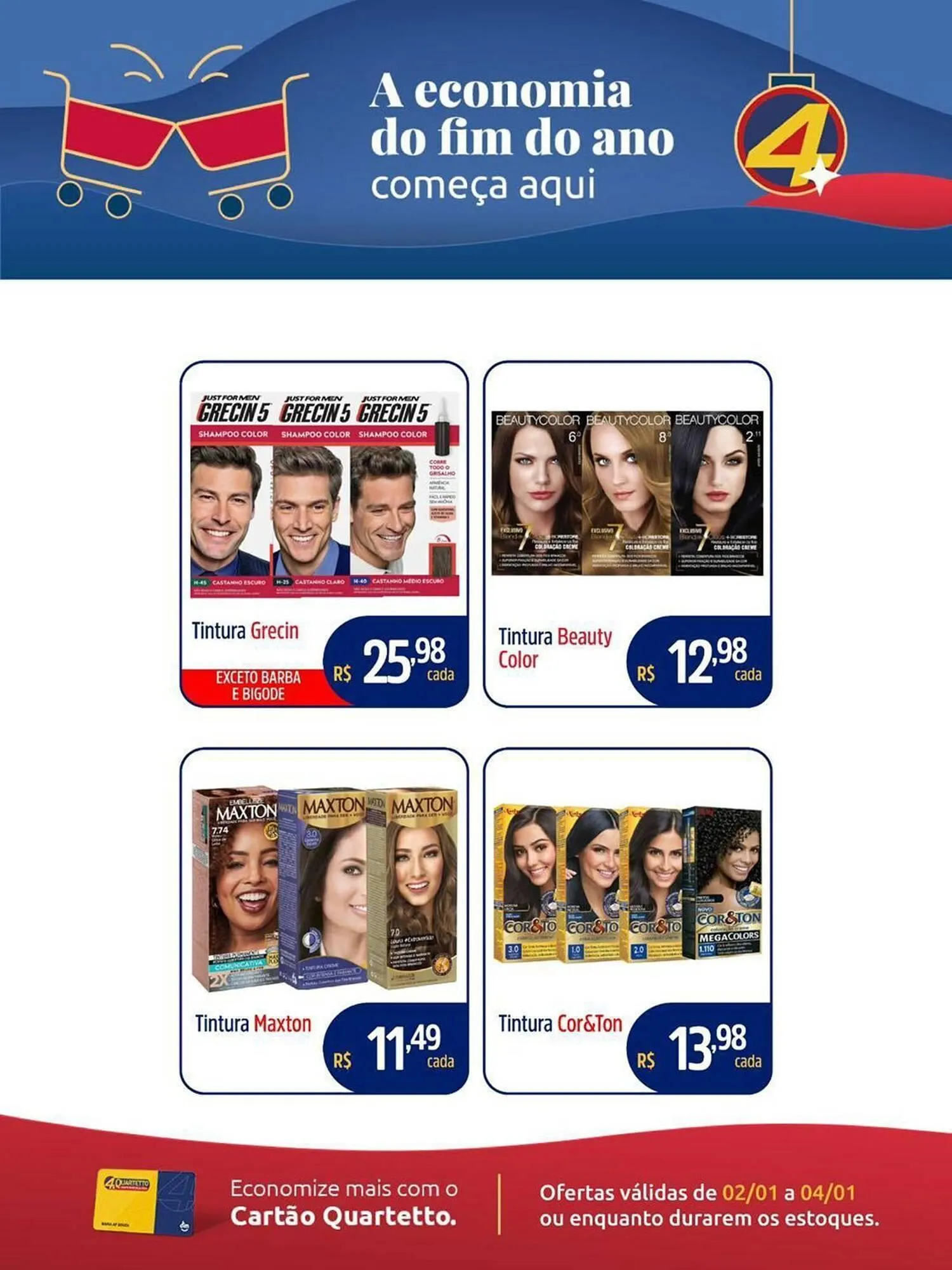 Encarte de Catálogo Quartetto Supermercados 1 de fevereiro até 1 de abril 2026 - Pagina 4