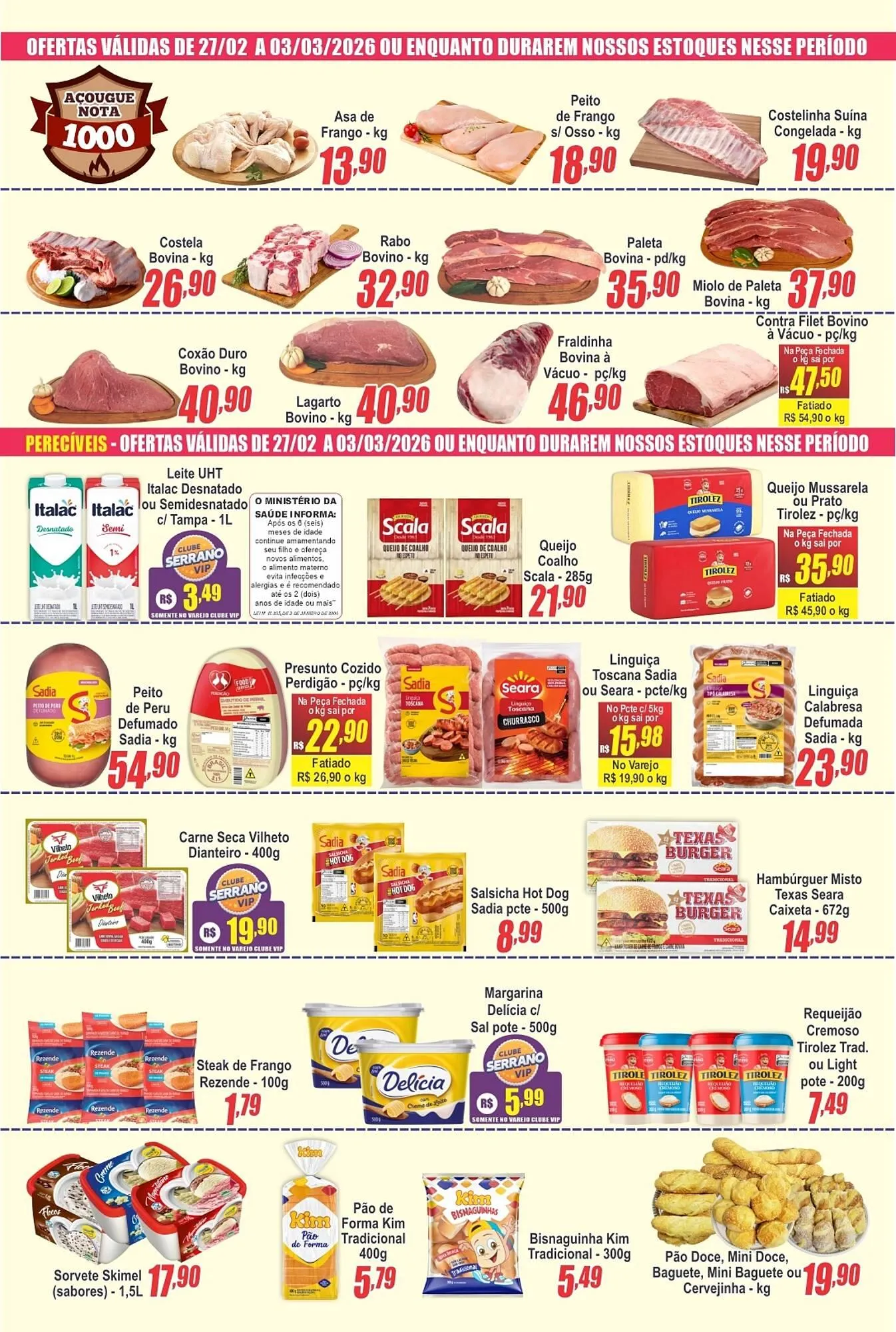 Encarte de Catálogo Serrano Supermercado 25 de fevereiro até 26 de fevereiro 2026 - Pagina 3