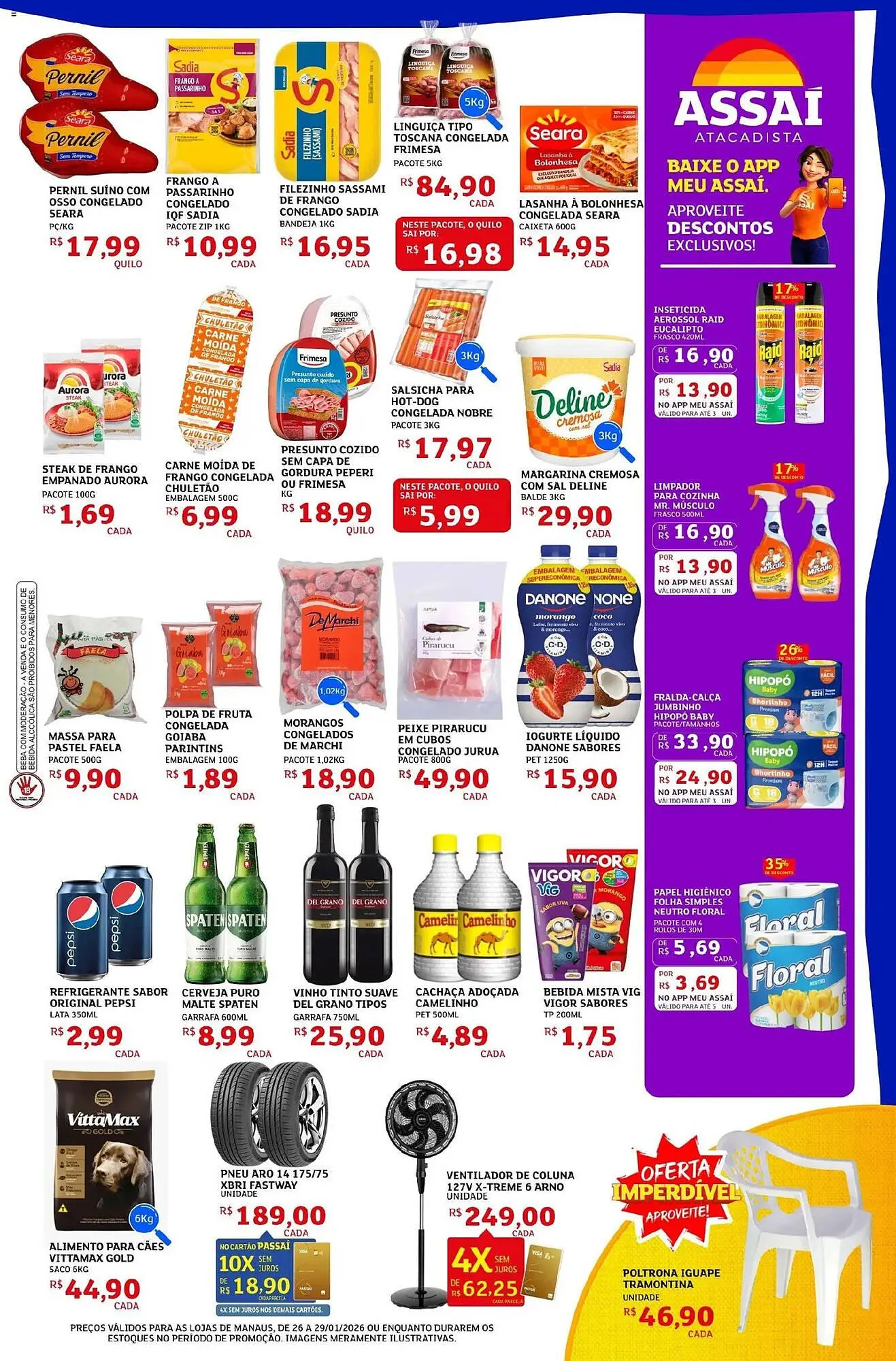 Encarte de Encarte Assaí Atacadista 26 de janeiro até 29 de janeiro 2026 - Pagina 3