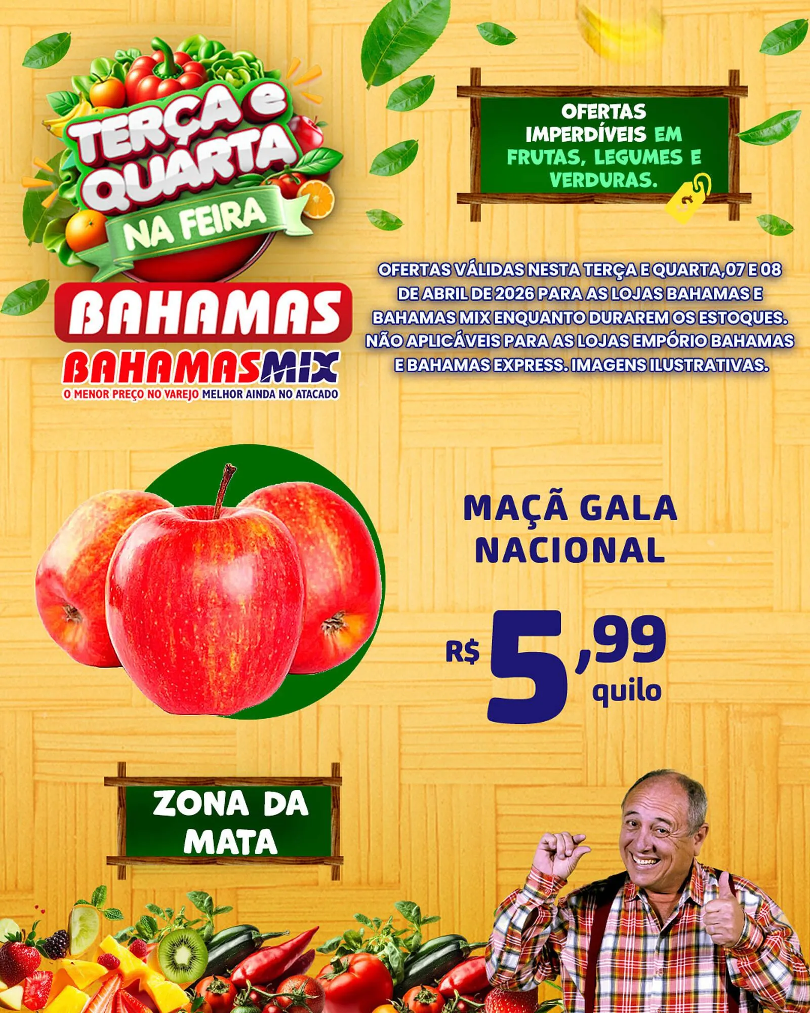 Encarte de Catálogo Bahamas Supermercados 7 de abril até 8 de abril 2026 - Pagina 2