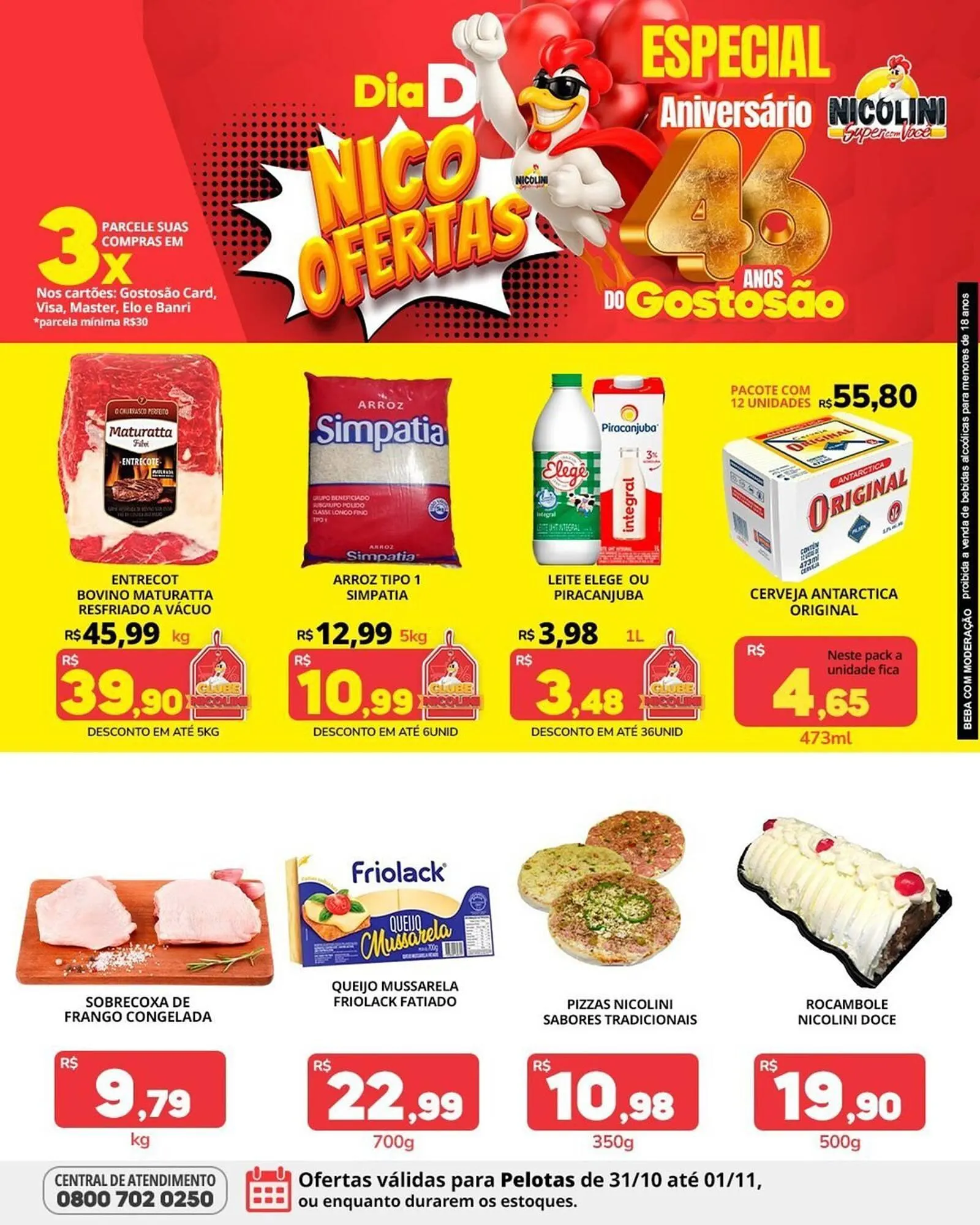 Encarte de Catálogo Super Nicolini 31 de outubro até 1 de novembro 2025 - Pagina 3