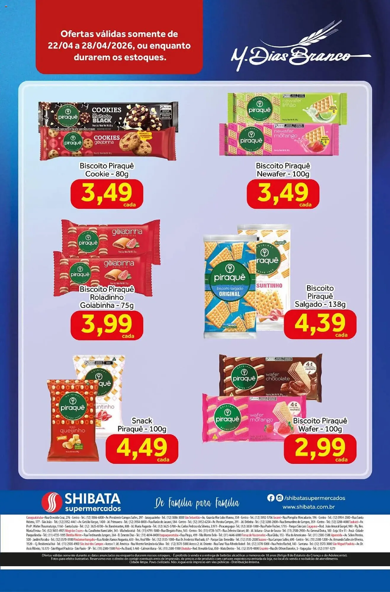 Encarte de Folheto Shibata Supermercados 22 de abril até 28 de abril 2026 - Pagina 2