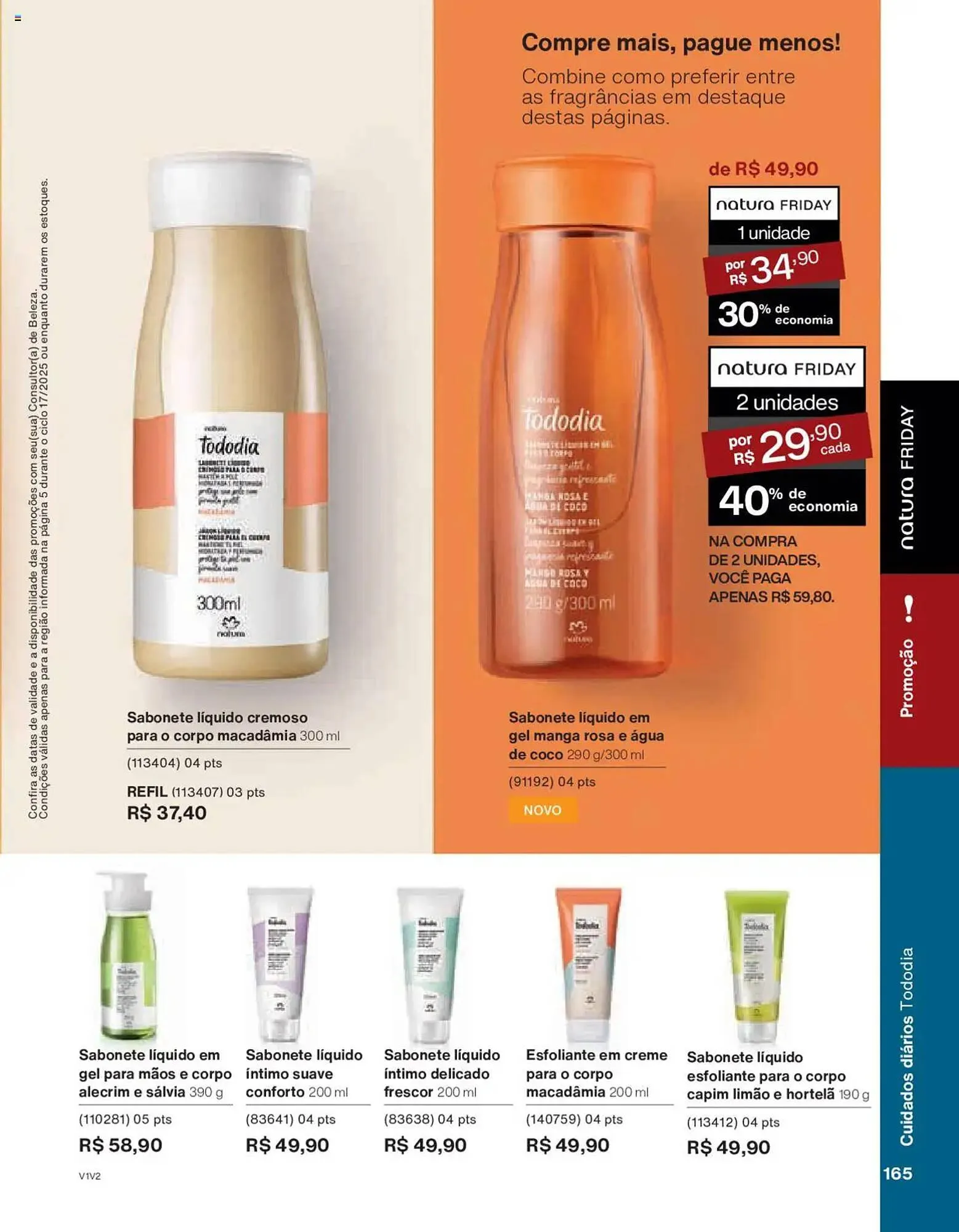 Encarte de Catálogo Natura 14 de outubro até 4 de novembro 2025 - Pagina 165