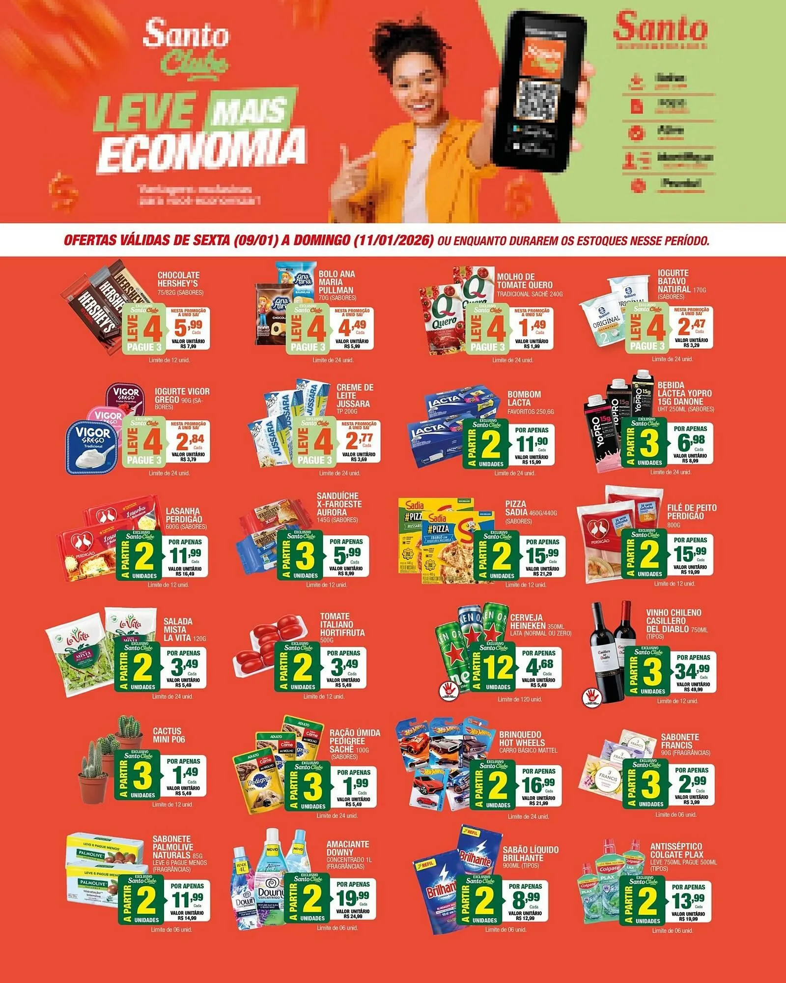 Encarte de Catálogo Santo Supermercados 7 de janeiro até 11 de janeiro 2026 - Pagina 2