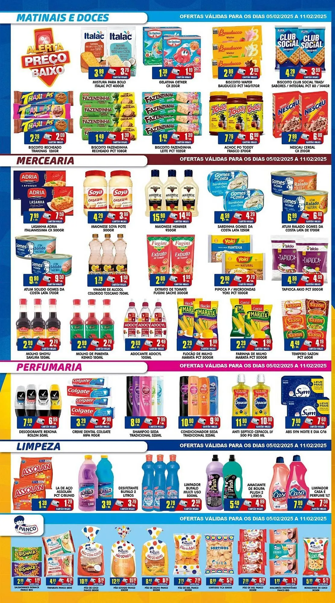 Encarte de Catálogo Higa's Supermercado 5 de fevereiro até 11 de fevereiro 2025 - Pagina 2