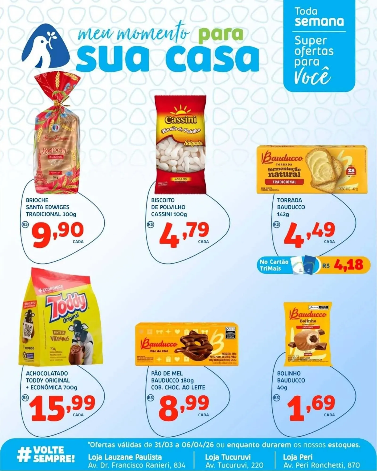 Encarte de Catálogo Trimais Supermercado 2 de abril até 6 de abril 2026 - Pagina 1