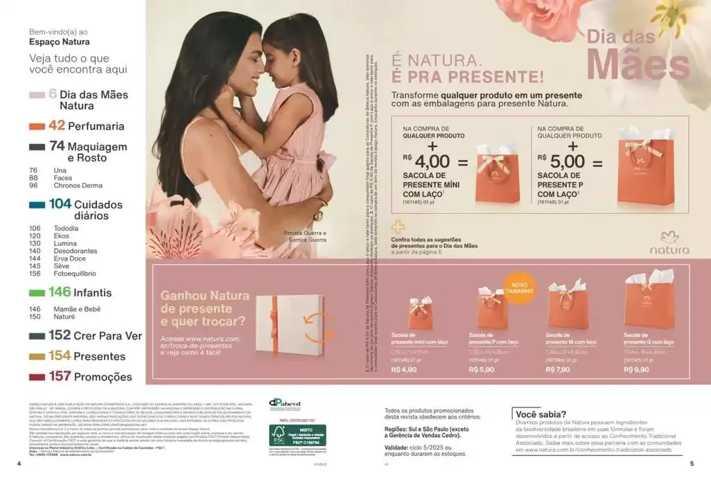Encarte de Revista Natura Ciclo 5 11 de março até 16 de abril 2025 - Pagina 3