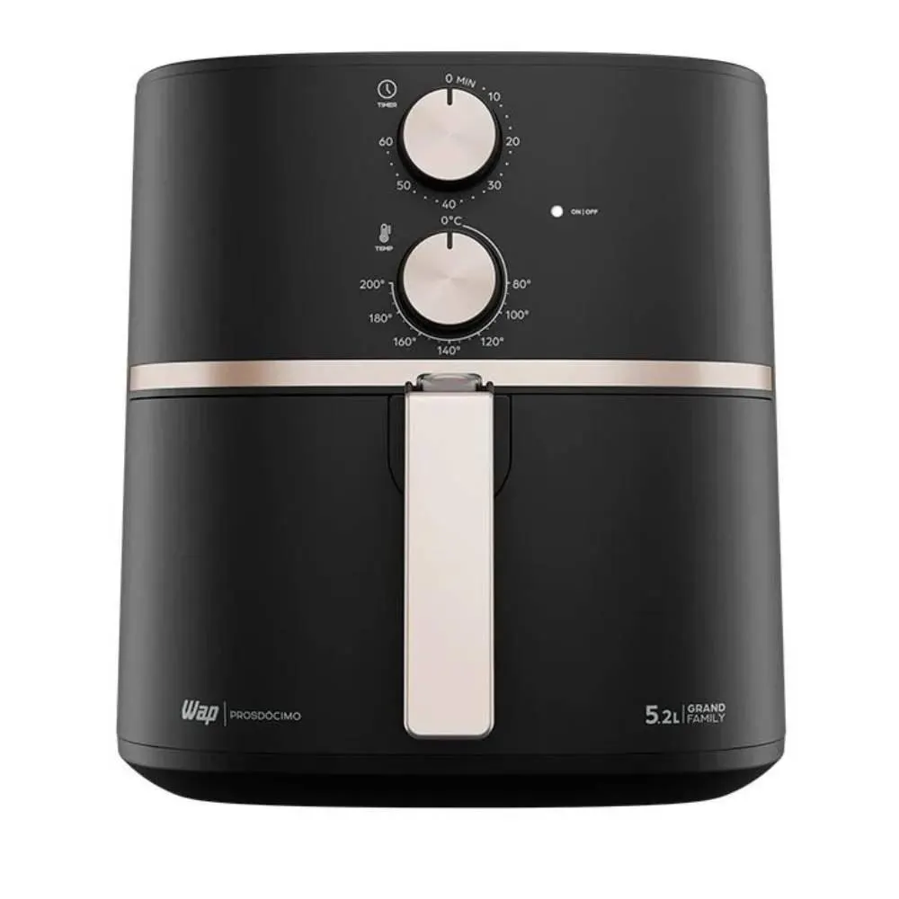Fritadeira Air Fryer Elétrica Wap 5,2 Litros Grand Family