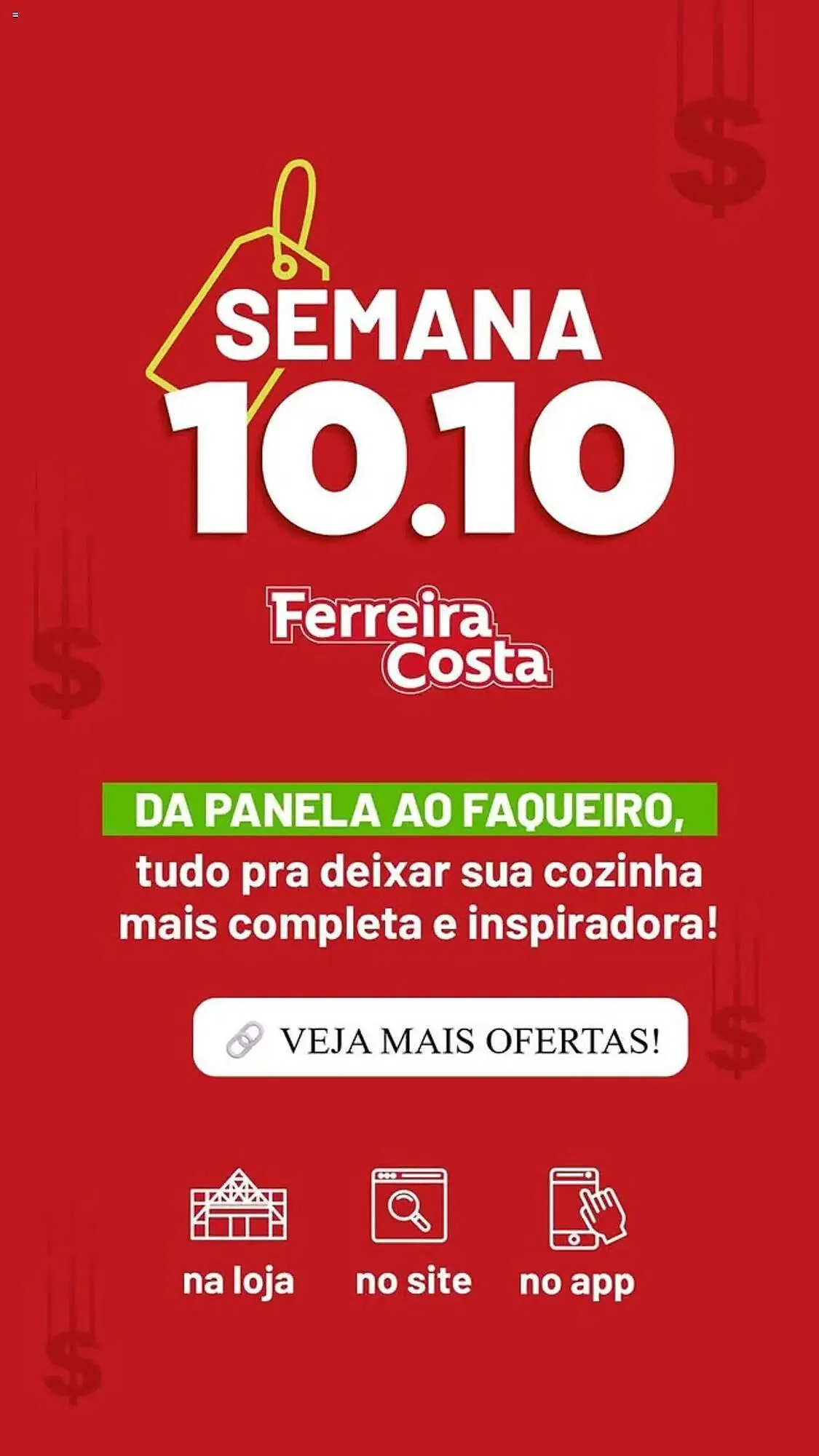 Encarte de Encarte Ferreira Costa 9 de outubro até 10 de outubro 2025 - Pagina 5