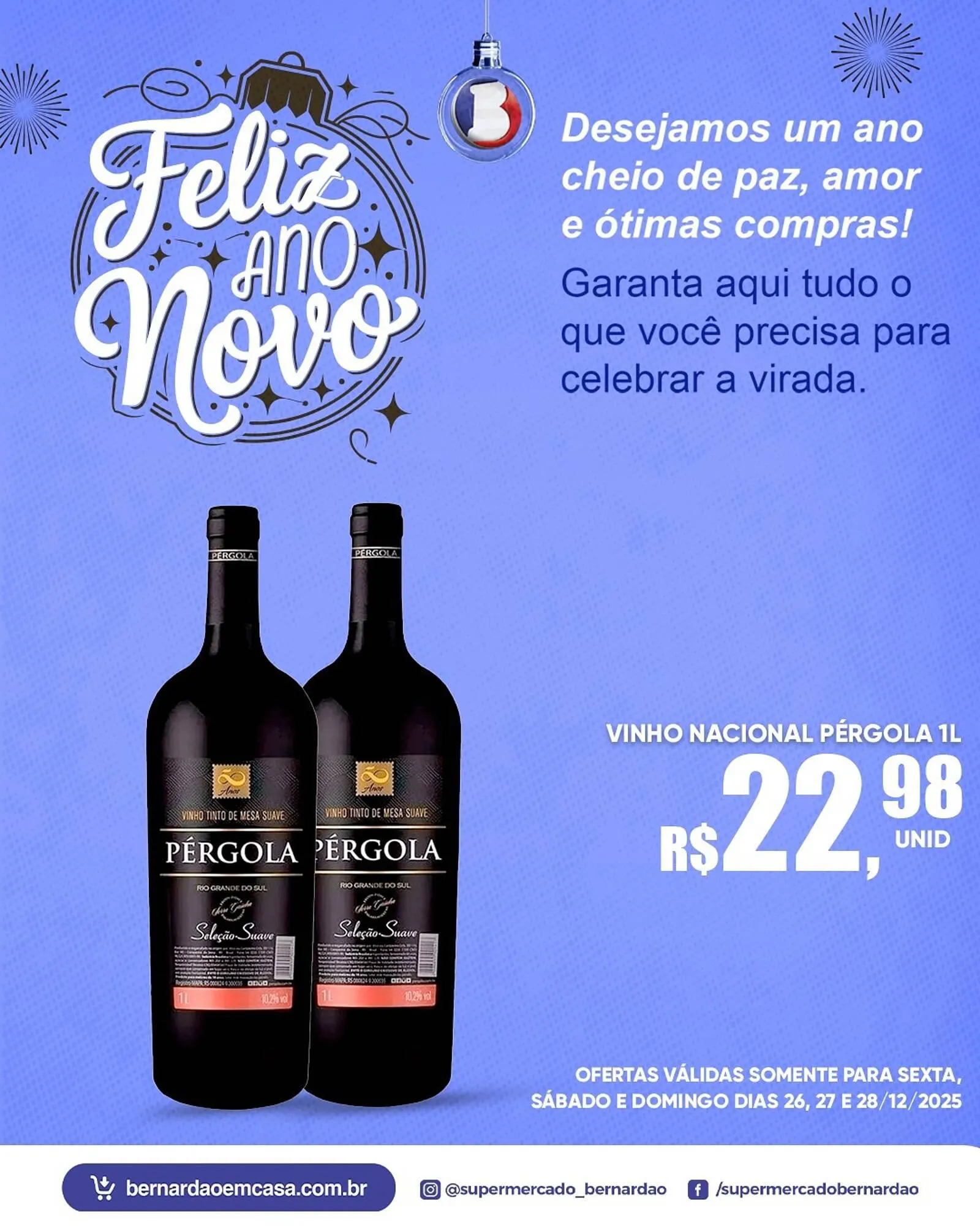 Encarte de Catálogo Supermercado Bernardão 27 de dezembro até 28 de dezembro 2025 - Pagina 2