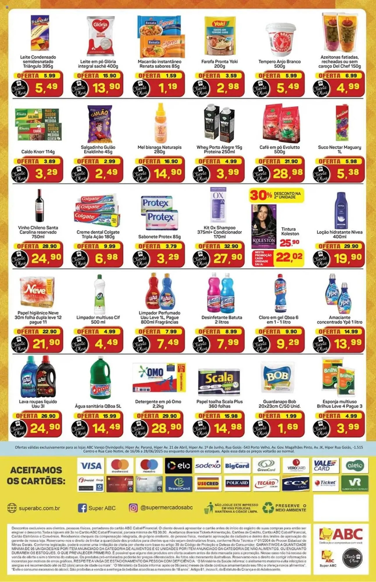 Encarte de Catálogo Supermercados ABC 16 de junho até 28 de junho 2025 - Pagina 2