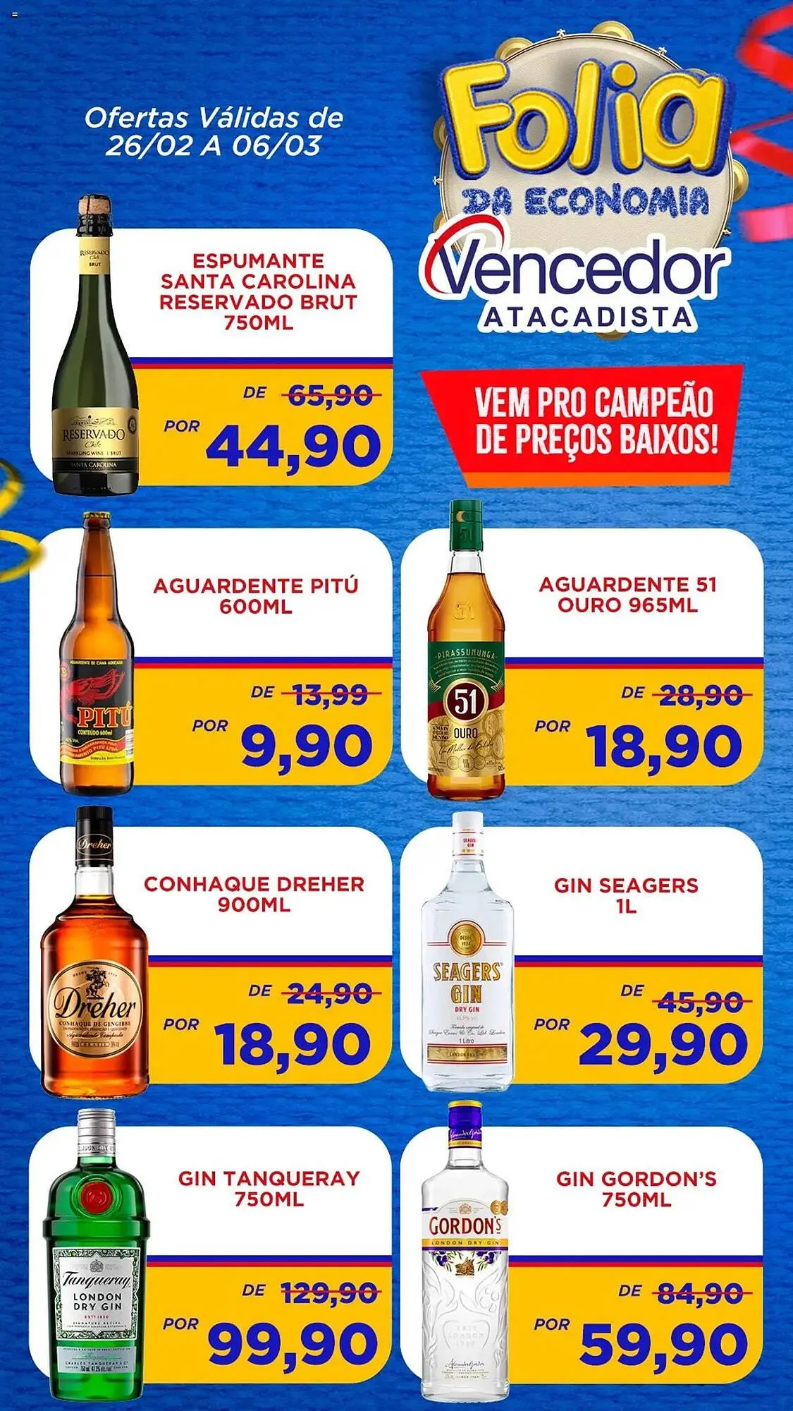 Encarte de Catálogo Vencedor Atacadista 26 de fevereiro até 6 de março 2025 - Pagina 1