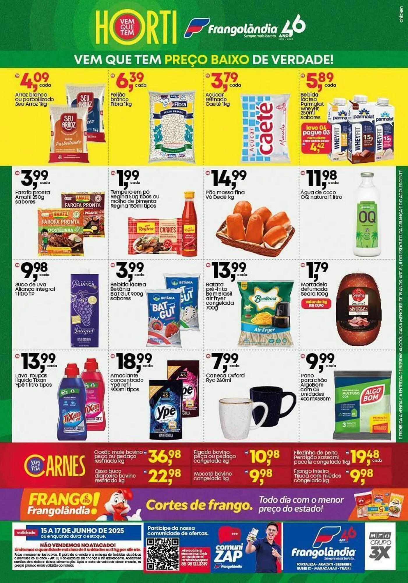 Encarte de Ofertas Frangolândia 15 de junho até 17 de junho 2025 - Pagina 2
