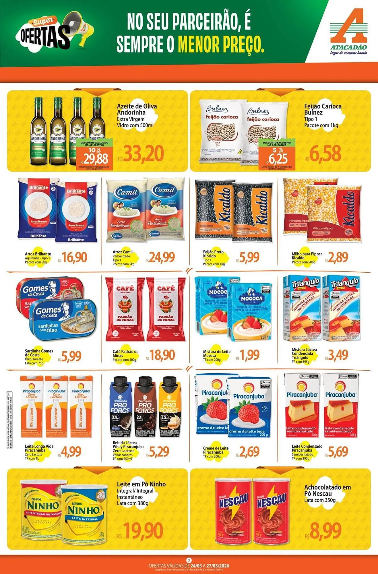 Encarte de Folheto Atacadão 24 de março até 27 de março 2026 - Pagina 3