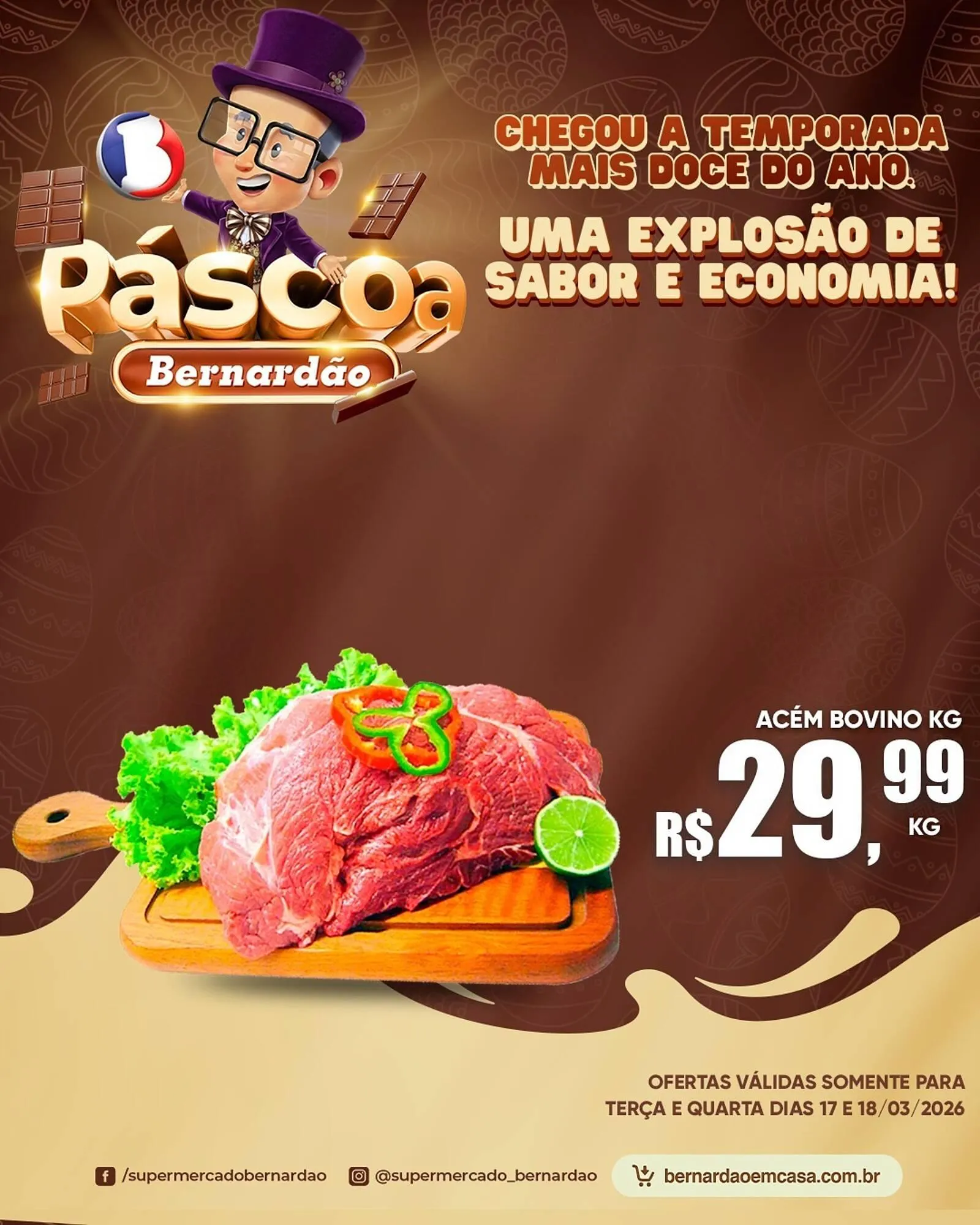 Encarte de Catálogo Supermercado Bernardão 17 de março até 18 de março 2026 - Pagina 3