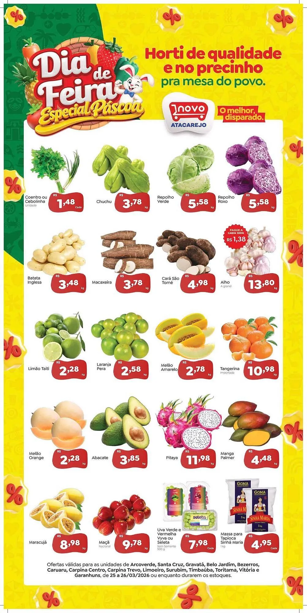 Encarte de Folheto Novo Atacarejo 25 de março até 26 de março 2026 - Pagina 1