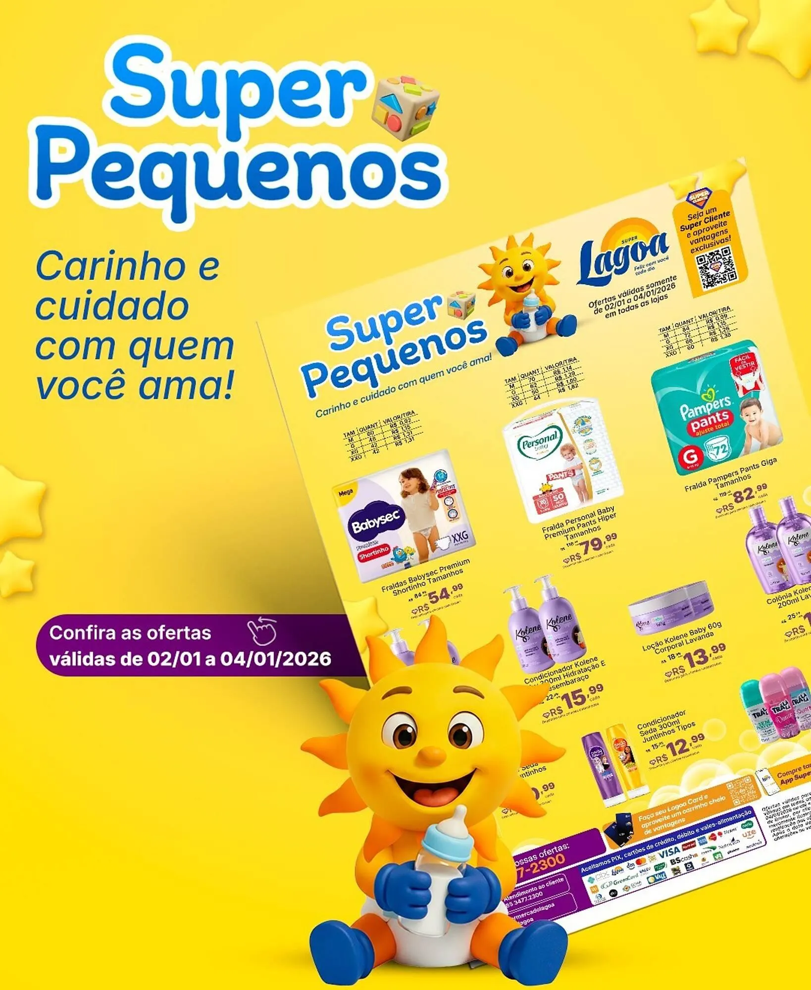 Encarte de Encarte Super Lagoa 2 de janeiro até 4 de janeiro 2026 - Pagina 1