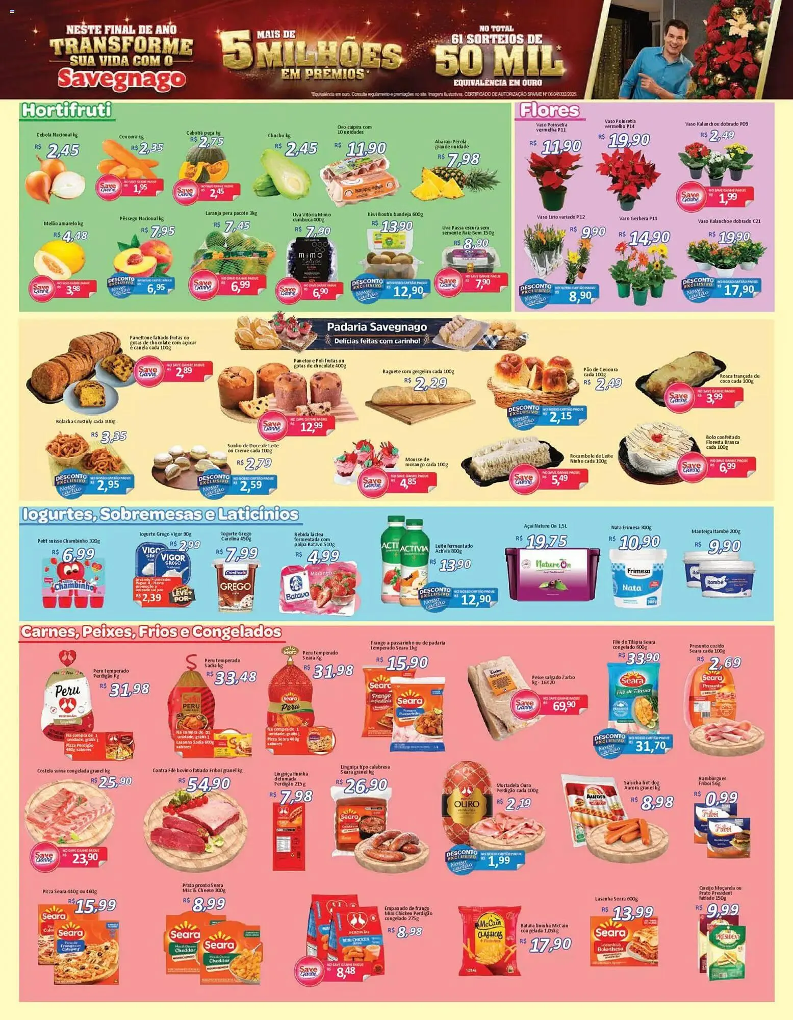 Encarte de Catálogo Supermercados Savegnago 11 de dezembro até 14 de dezembro 2025 - Pagina 2