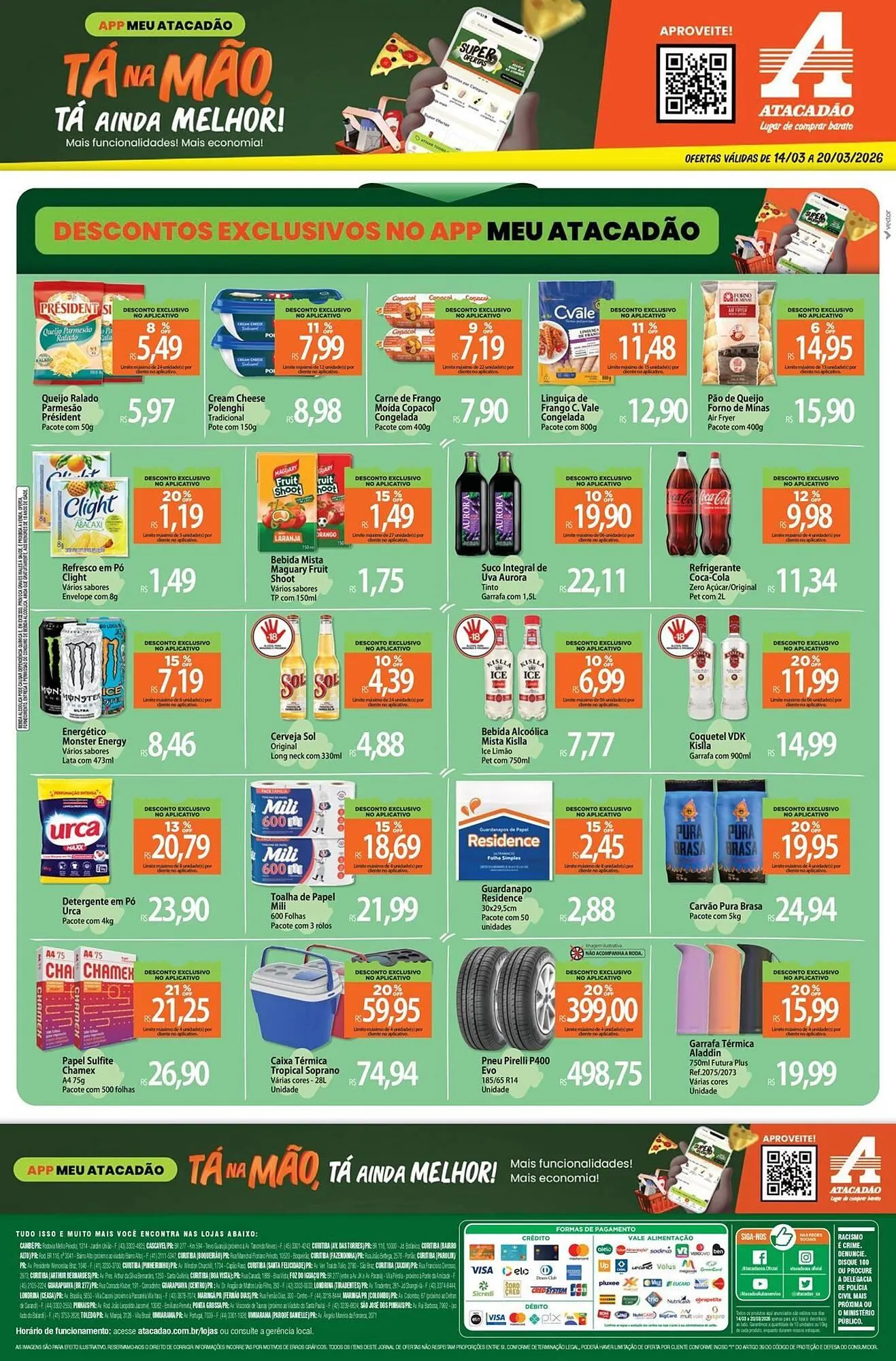 Encarte de Folheto Atacadão 16 de março até 20 de março 2026 - Pagina 2