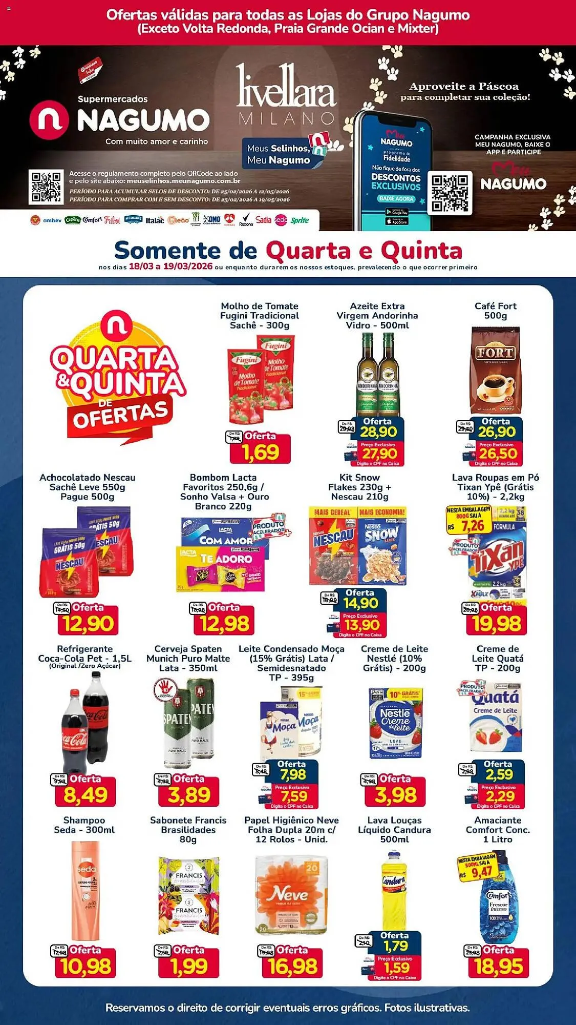 Encarte de Folheto Nagumo 18 de março até 19 de março 2026 - Pagina 1