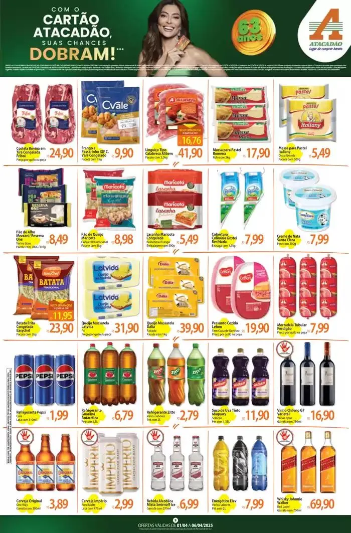 Encarte de Descontos e promoções 1 de abril até 6 de abril 2025 - Pagina 9