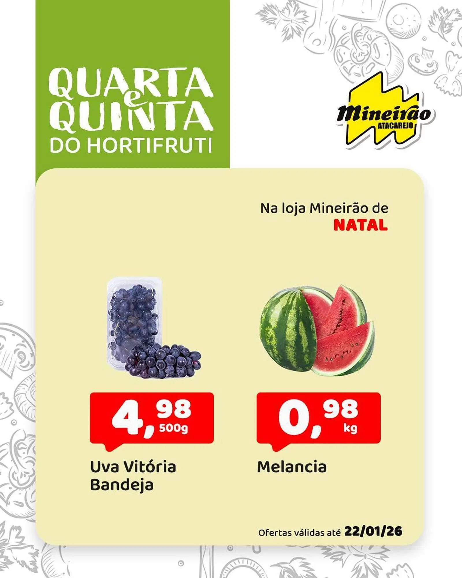 Encarte de Folheto Mineirão Atacarejo 21 de janeiro até 22 de janeiro 2026 - Pagina 3