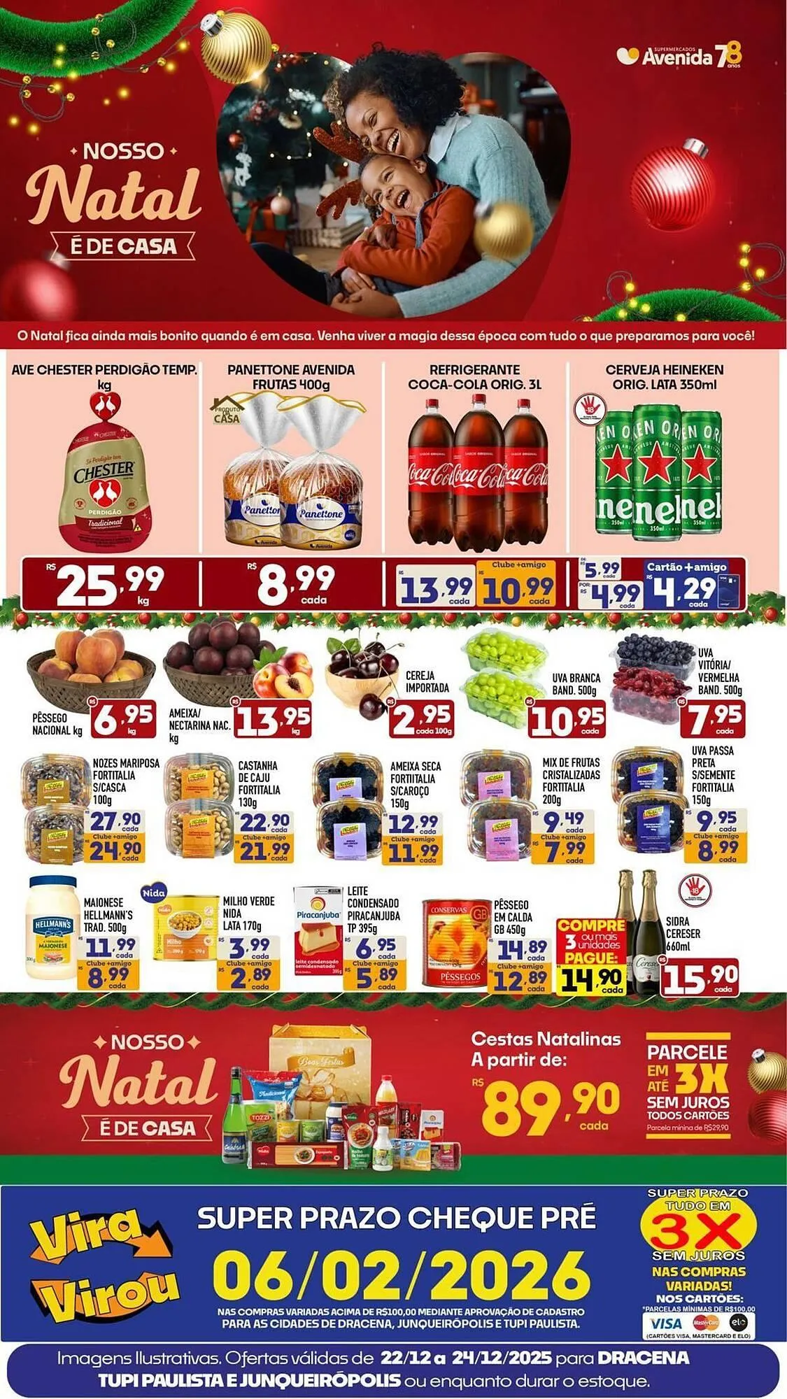 Encarte de Catálogo Supermercados Avenida 22 de dezembro até 24 de dezembro 2025 - Pagina 1