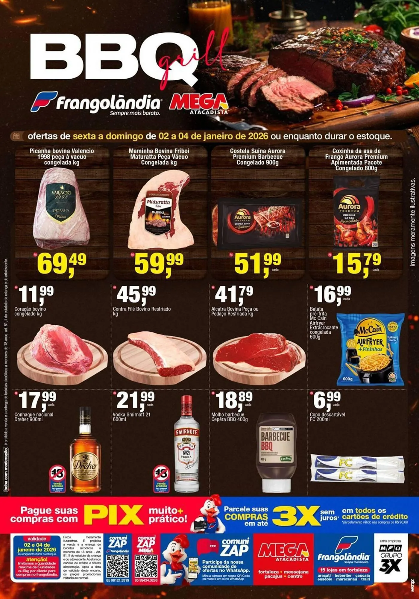Encarte de Encarte Frangolândia 2 de janeiro até 4 de janeiro 2026 - Pagina 1