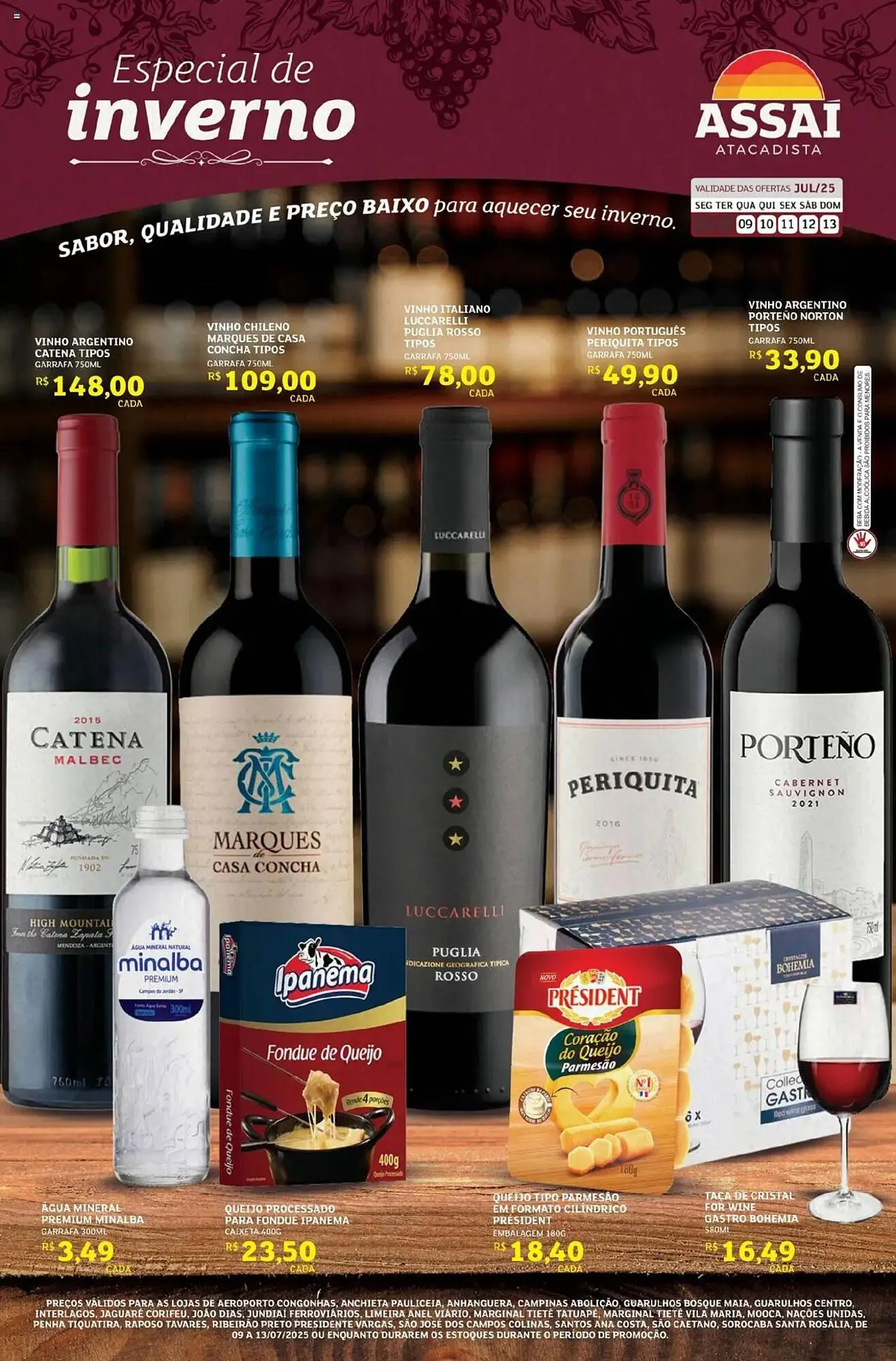 Encarte de Catálogo Assaí Atacadista 9 de julho até 13 de julho 2025 - Pagina 1